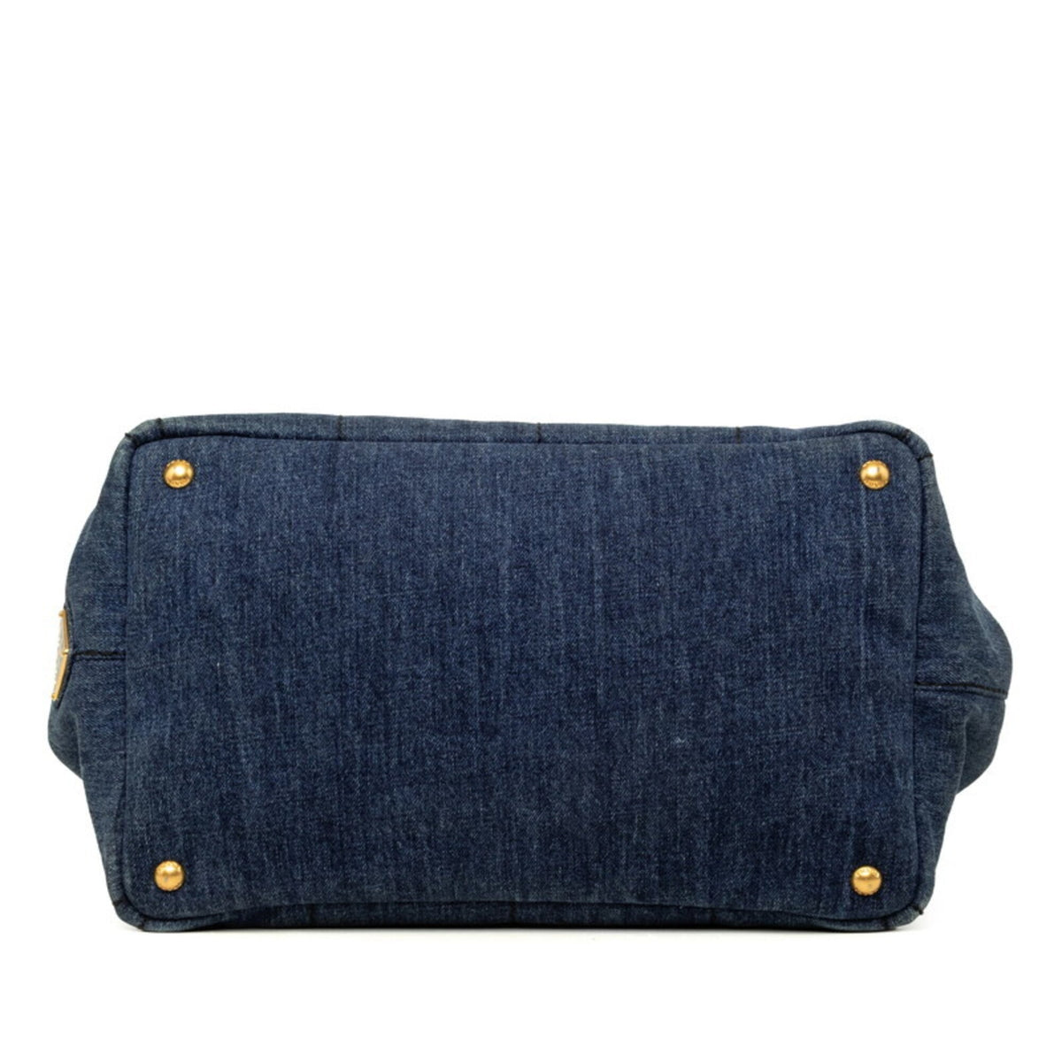 Prada Blue Canapa Handbag (Pre-Owned)