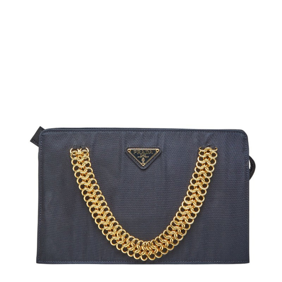 Prada Navy Nylon Handbag (Pre-Owned)
