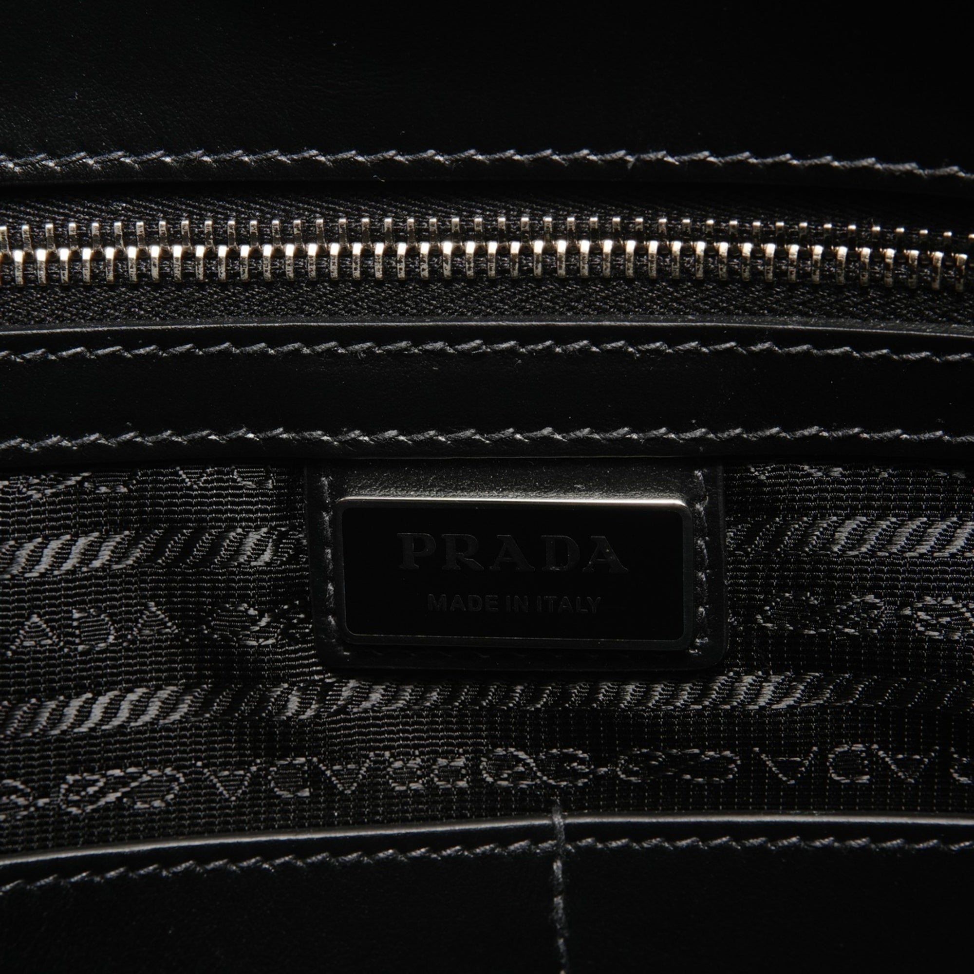 Prada Black Briefcase Handbag (Pre-Owned)