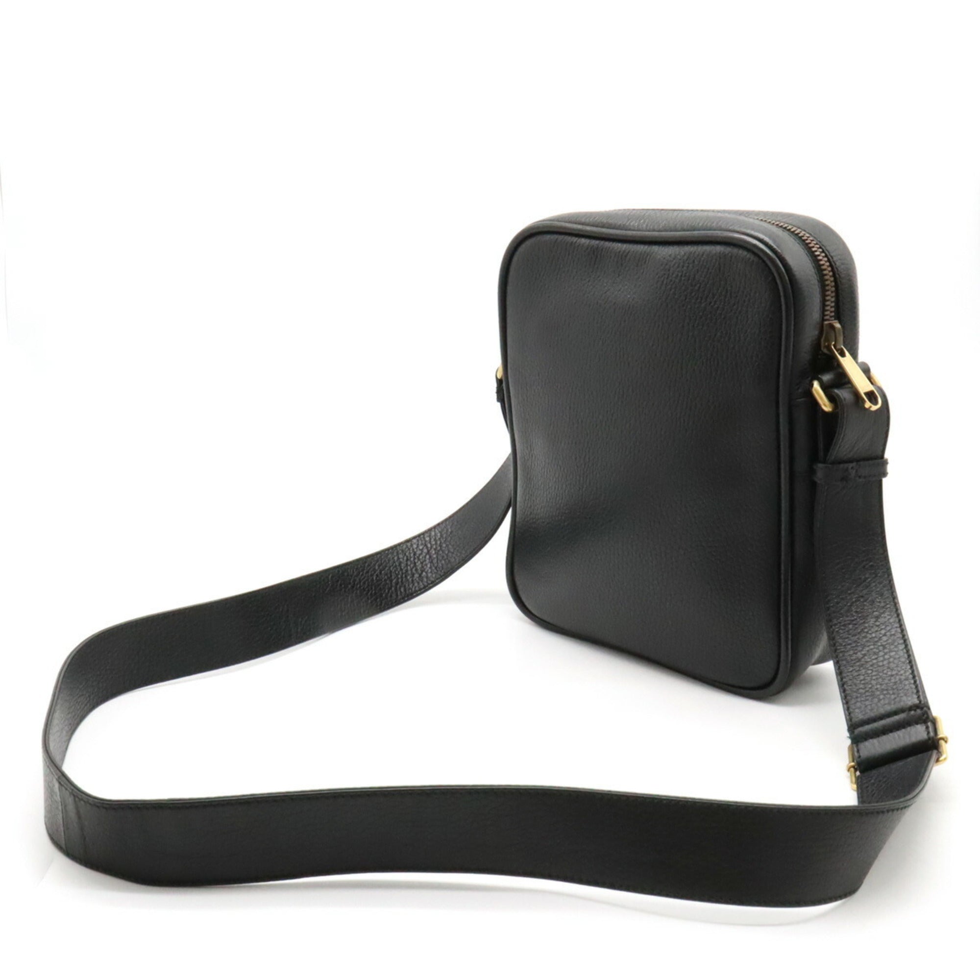 Gucci Black Leather Shoulder Bag (Pre-Owned)