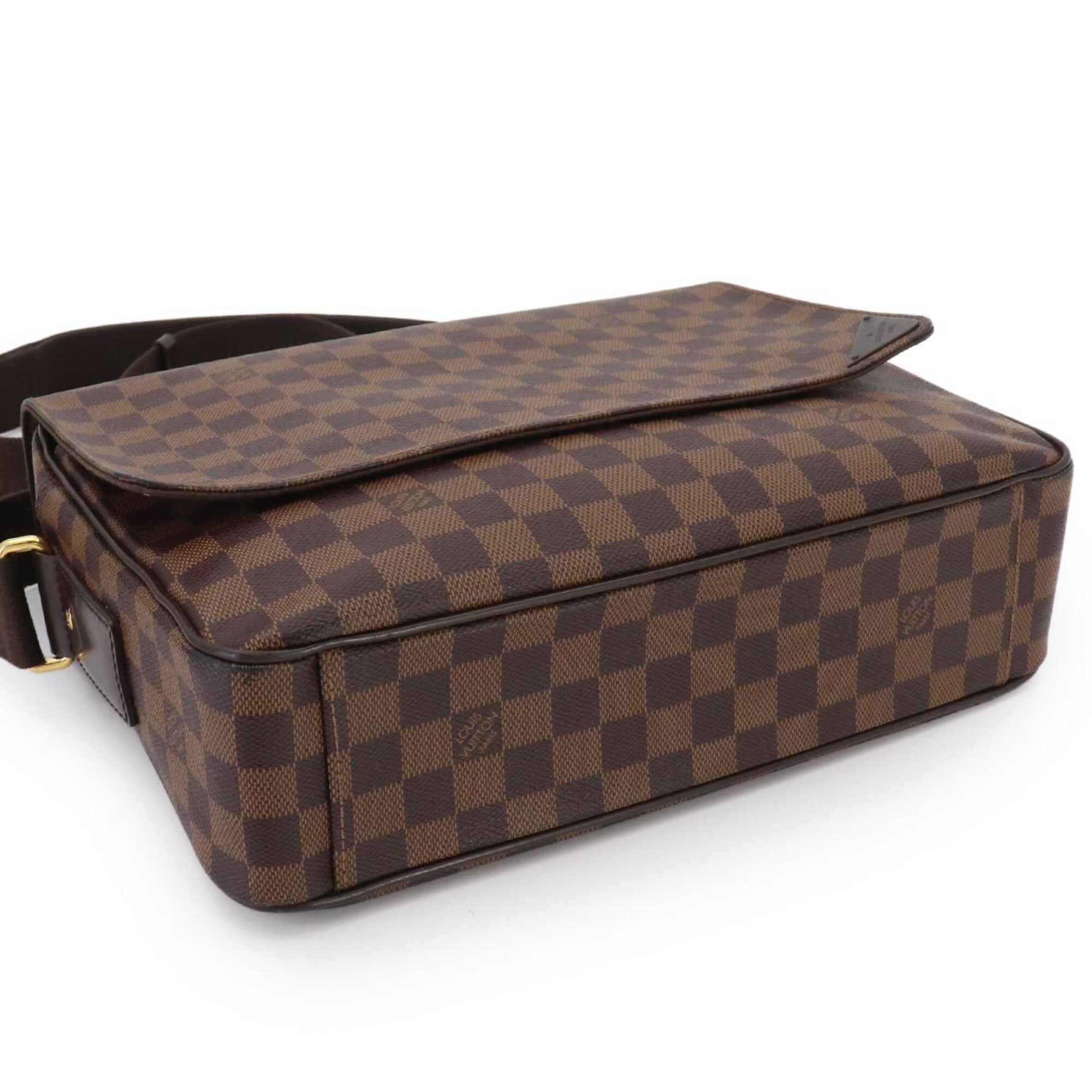 Louis Vuitton Brown Ebene Damier Canvas Handbag Shoulder Bag (Pre-Owned)