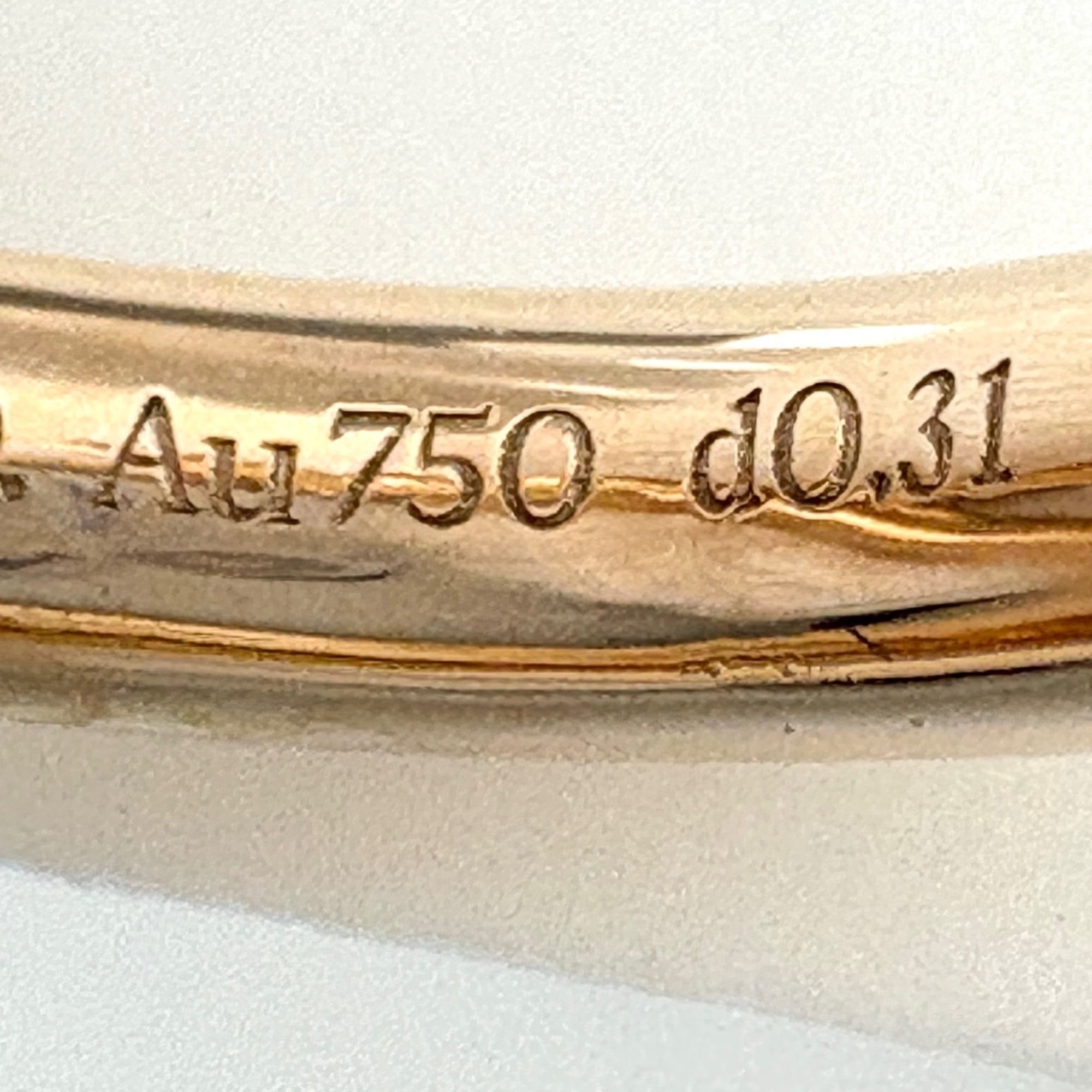 Tiffany Pink Gold (18K) Band Ring (Pre-Owned)