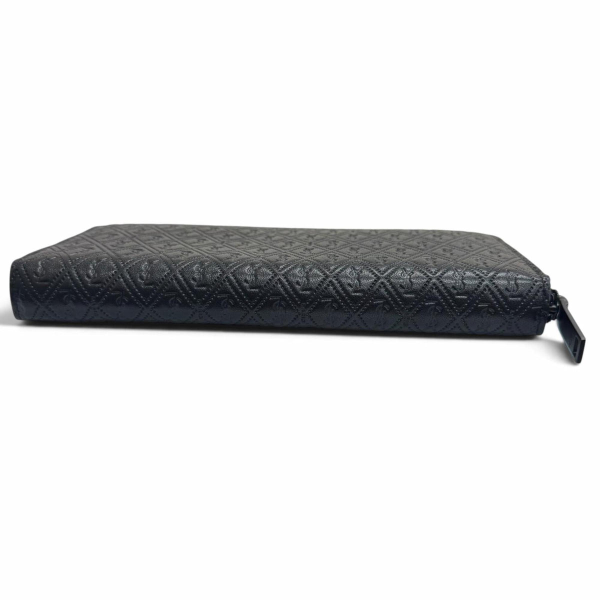 Saint Laurent Black Leather Long Wallet (Bi-Fold) (Pre-Owned)