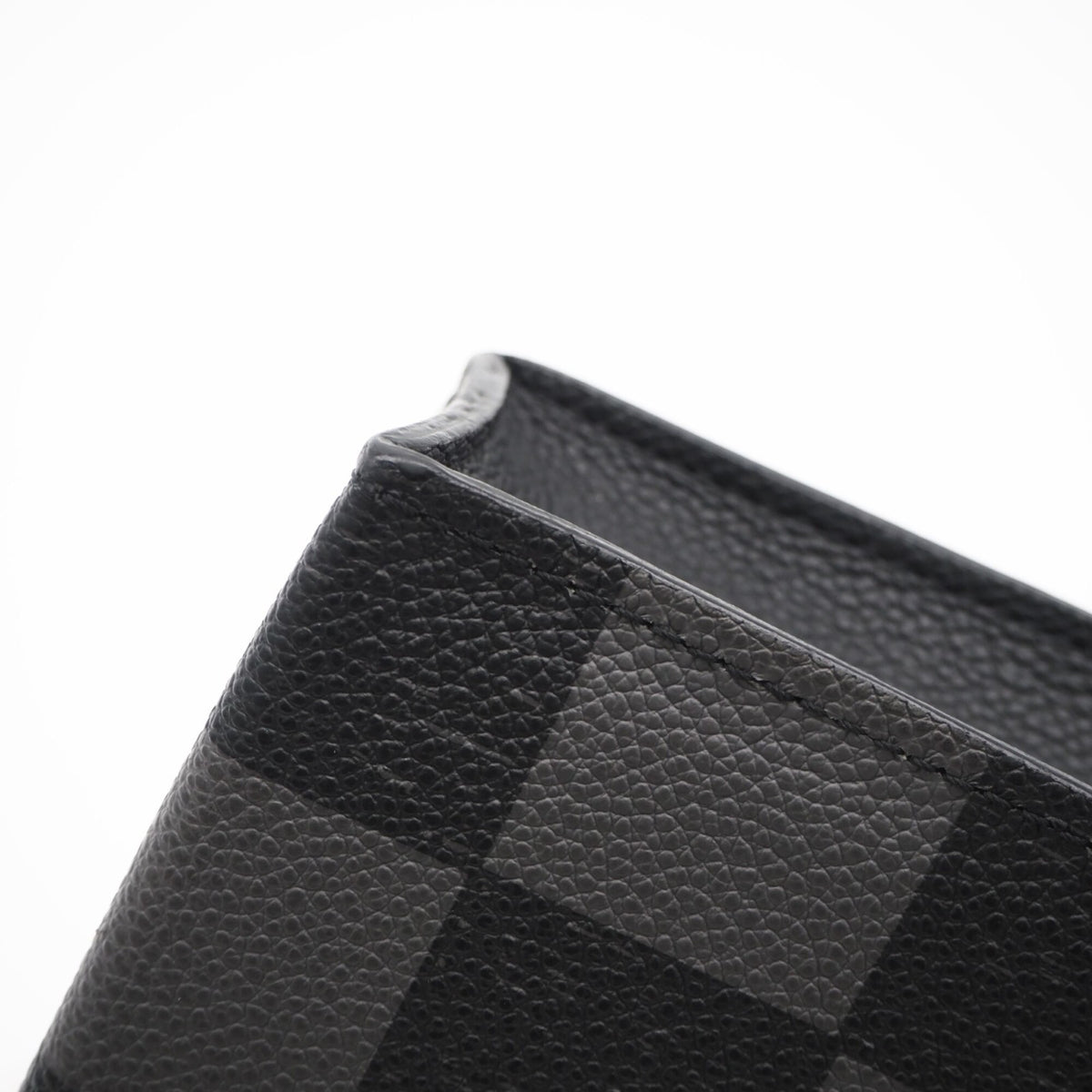 Louis Vuitton Black Damier Canvas Gray Coated Canvas Handbag (Pre-Owned)