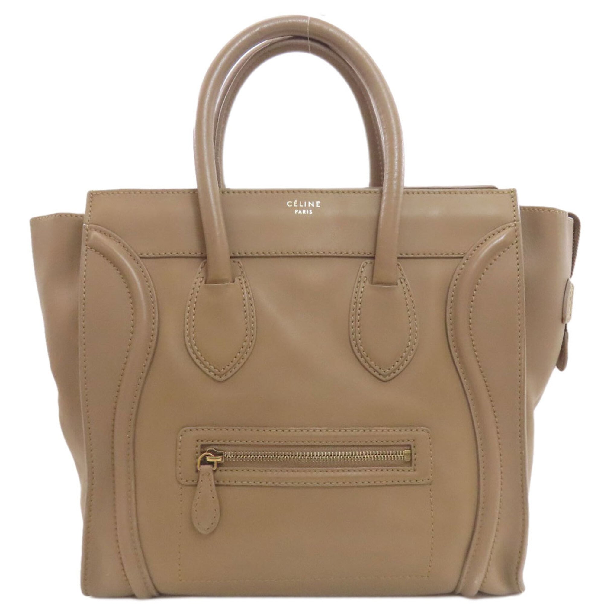 Celine Brown Leather Tote Bag (Pre-Owned)