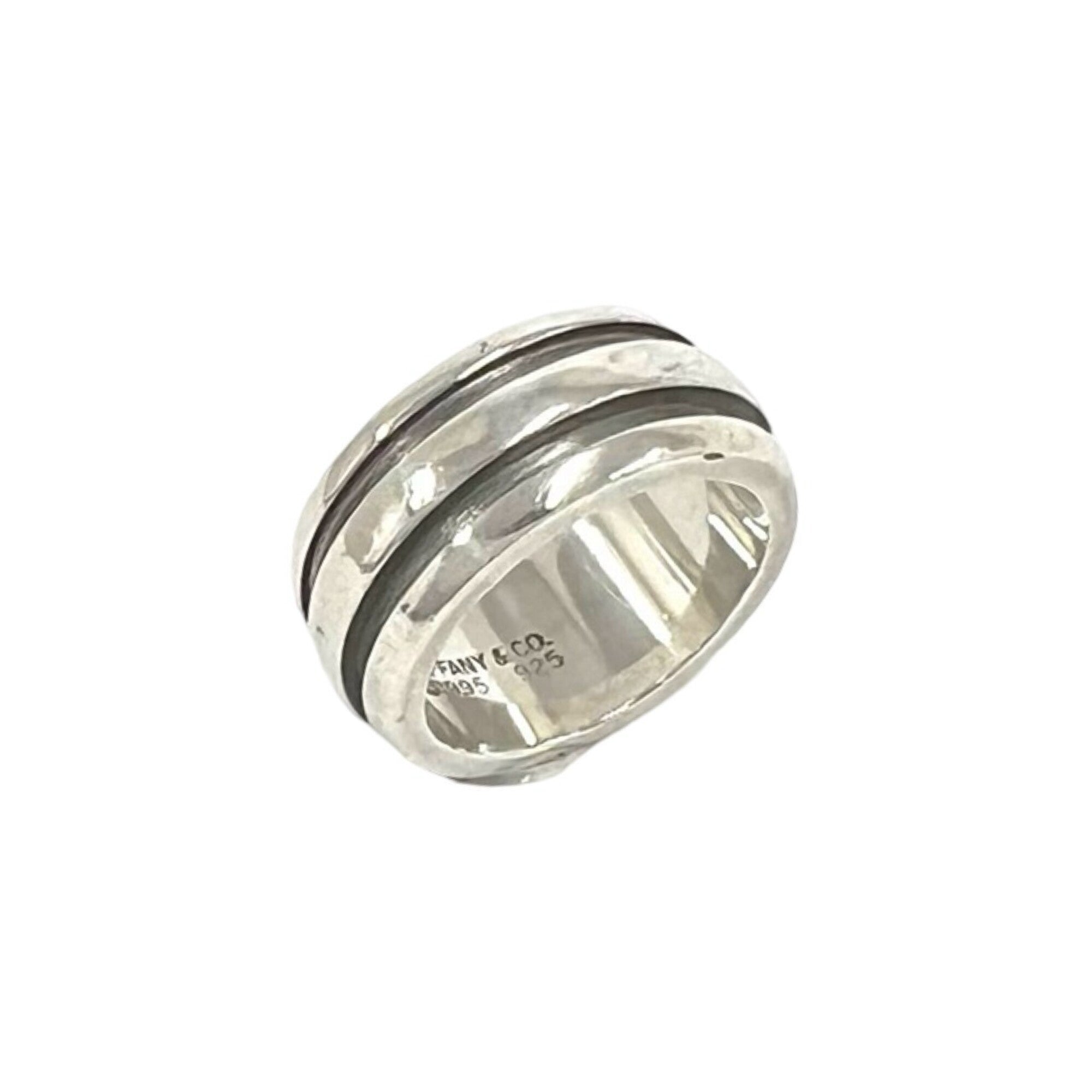 Tiffany Silver Silver 925 Band Ring (Pre-Owned)