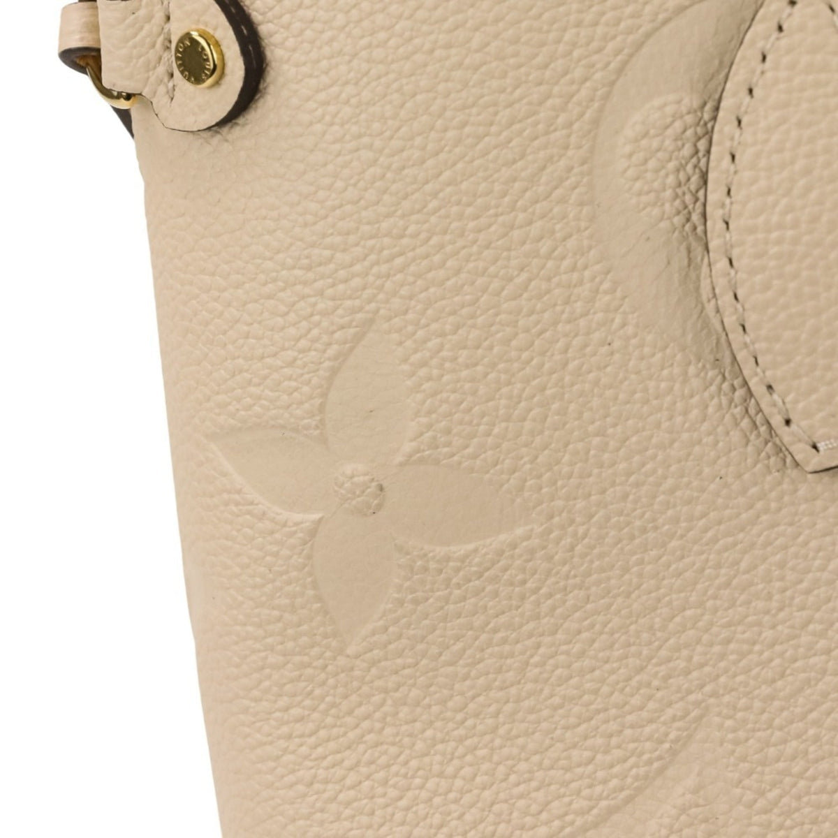 Louis Vuitton Cream Monogram Empreinte Tote Bag (Pre-Owned)