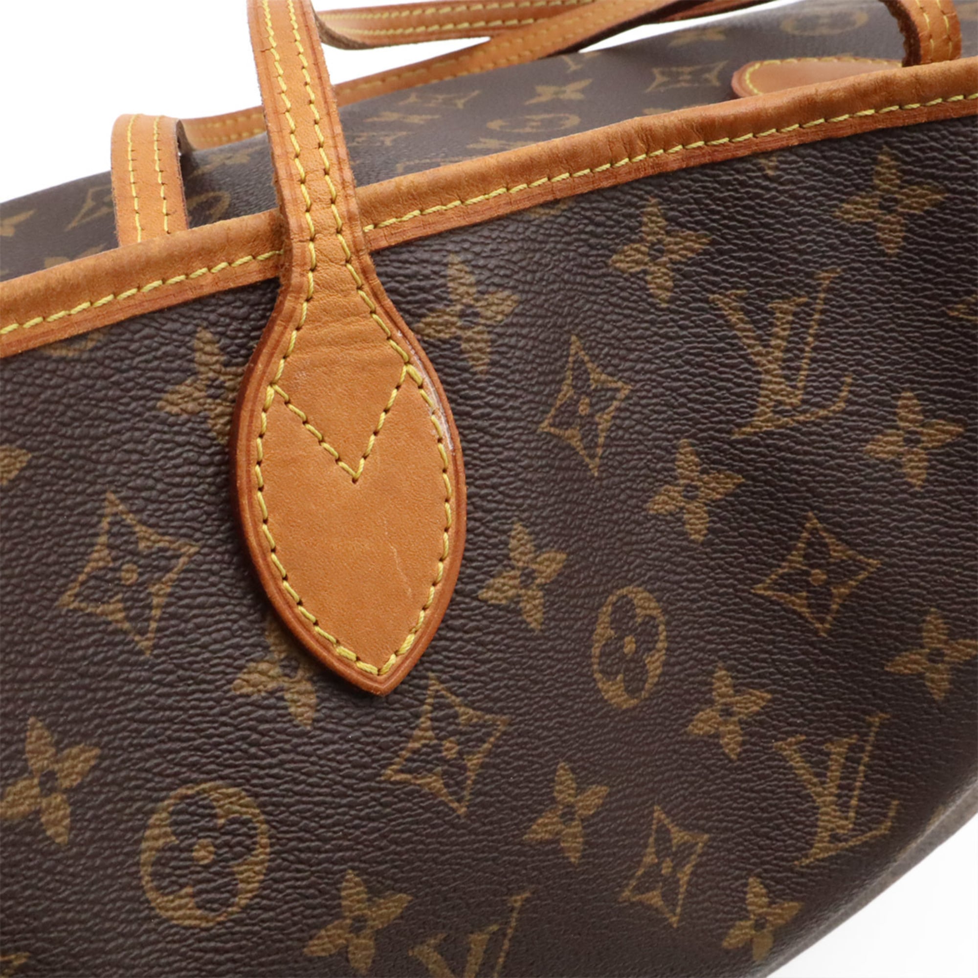 Louis Vuitton Brown Monogram White Monogram Shoulder Bag Tote Bag (Pre-Owned)
