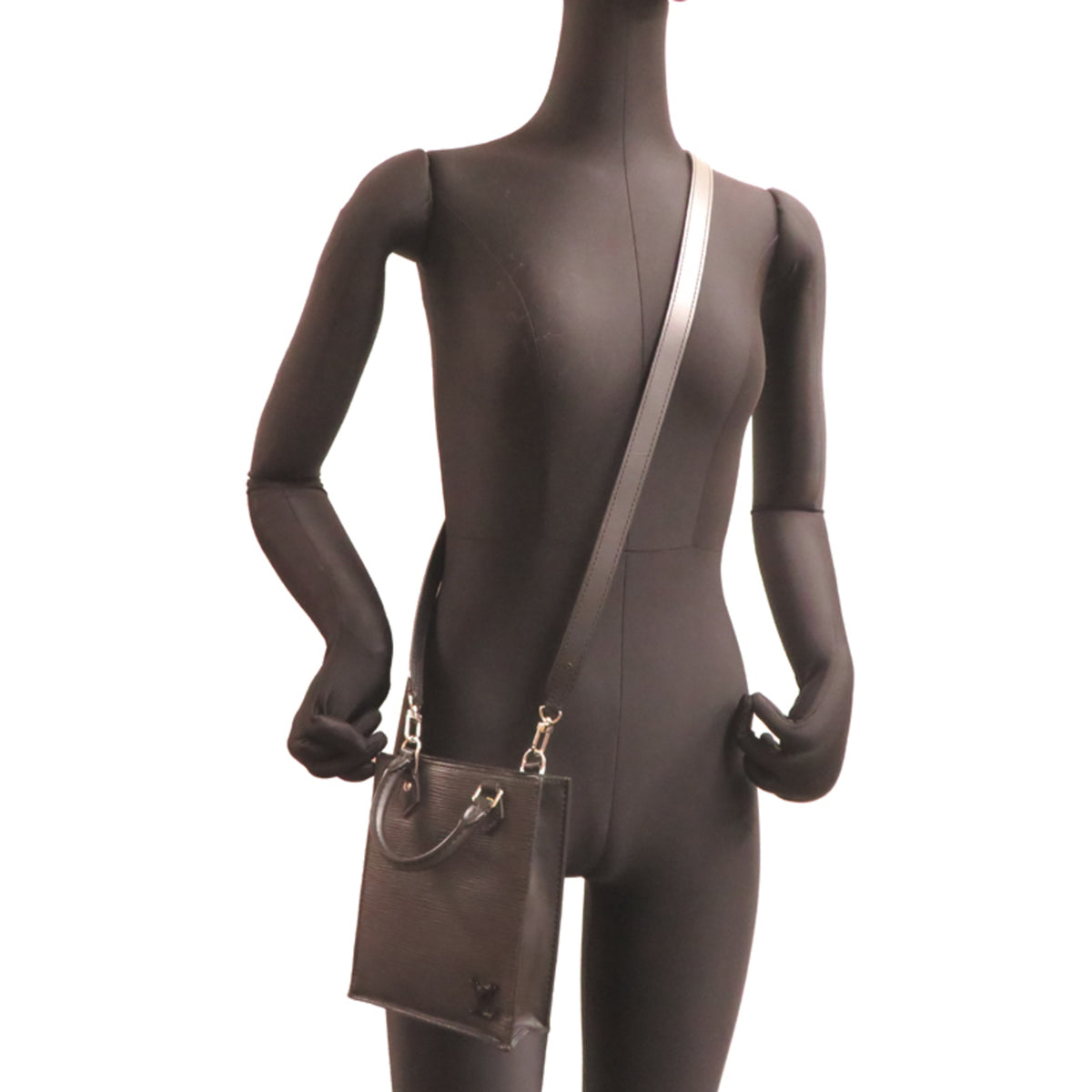 Louis Vuitton Black Noir Epi Leather Handbag (Pre-Owned)