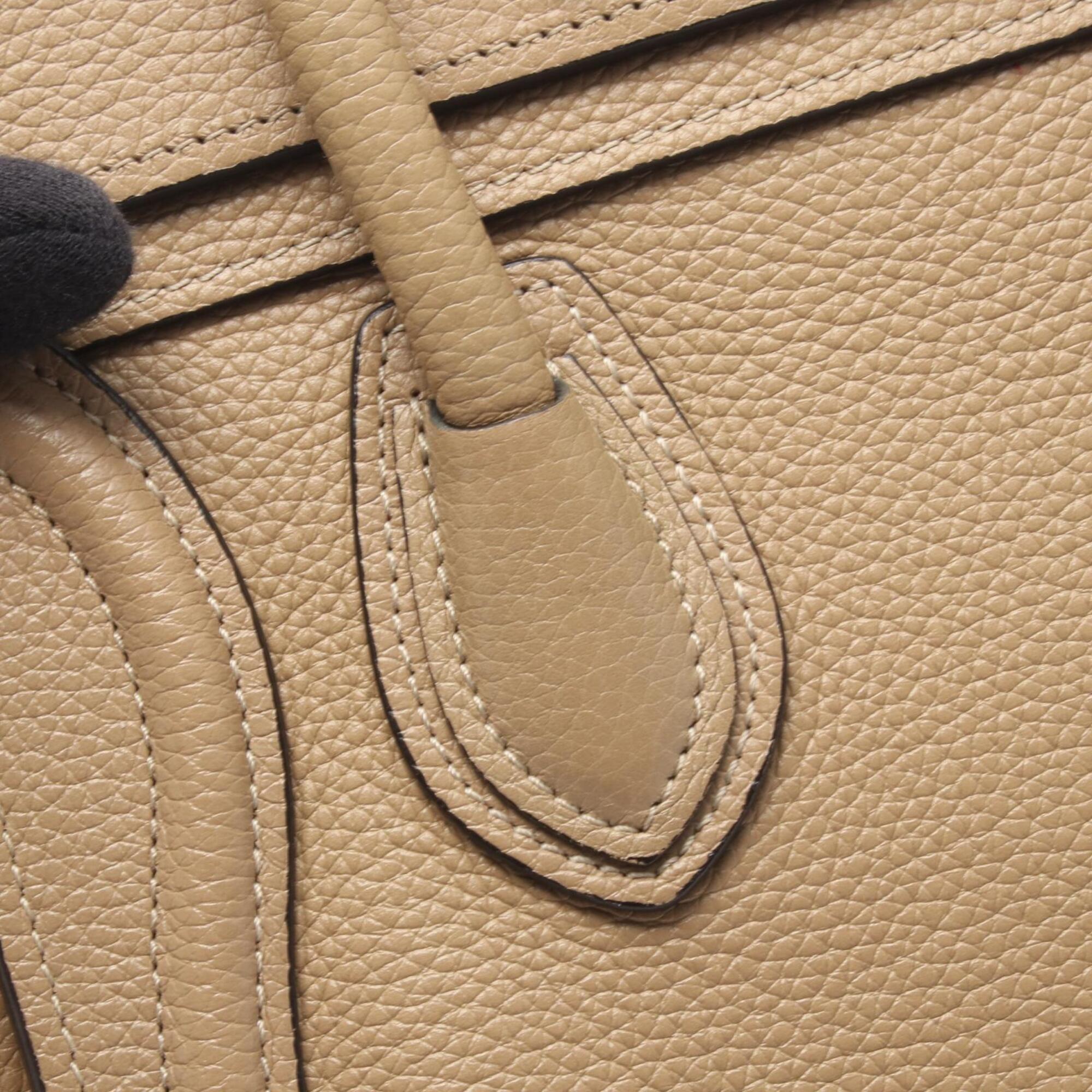Celine Beige Leather Handbag (Pre-Owned)