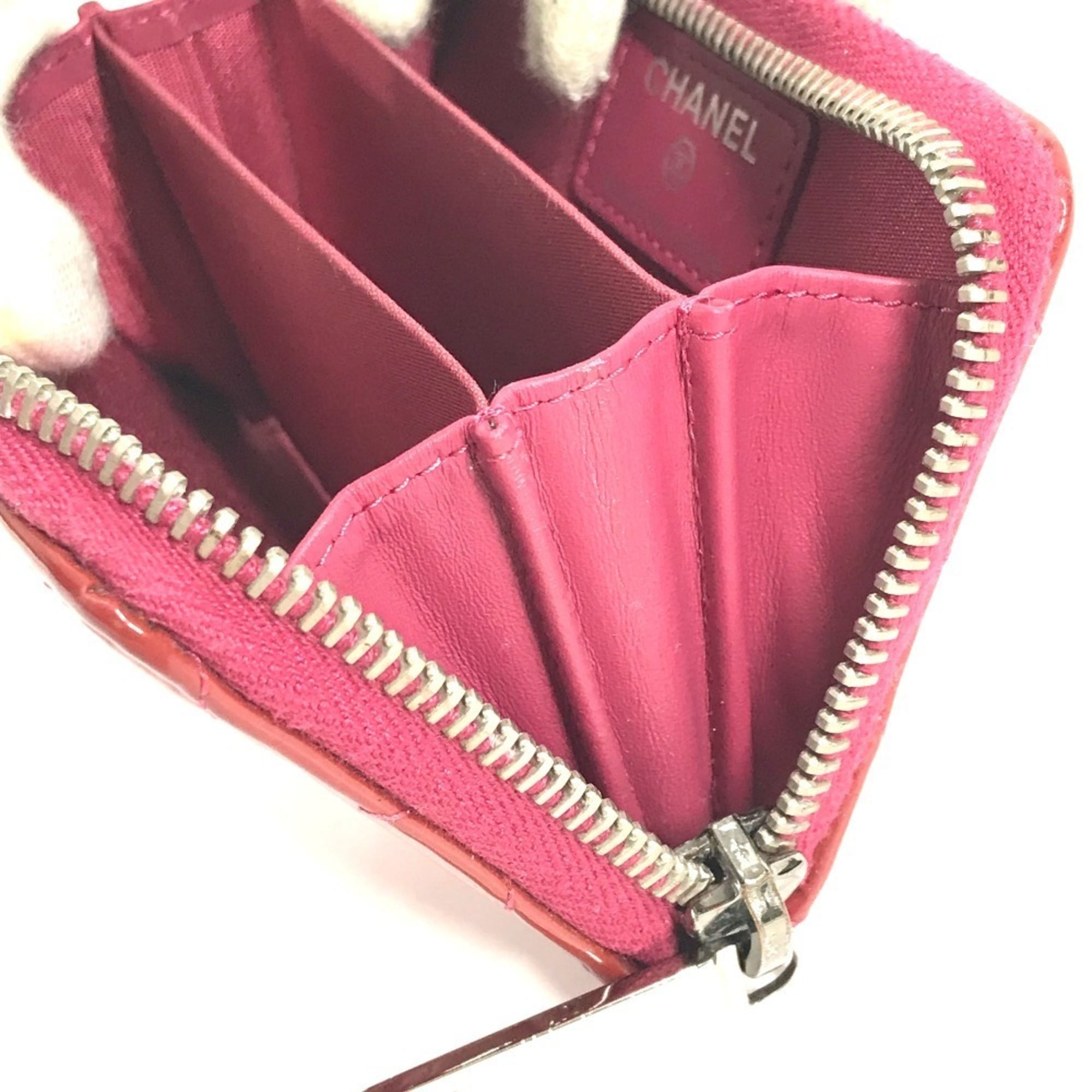 Chanel Pink Quilting Coin Purse/Coin Case (Pre-Owned)