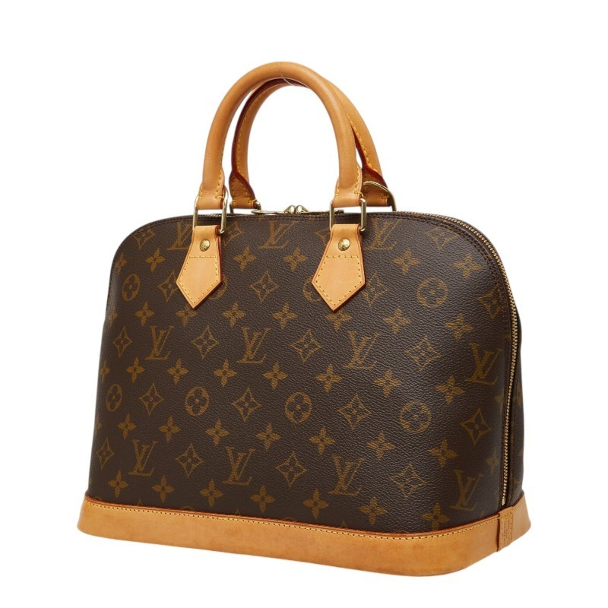 Louis Vuitton Monogram Brown Pvc Leather Handbag (Pre-Owned)