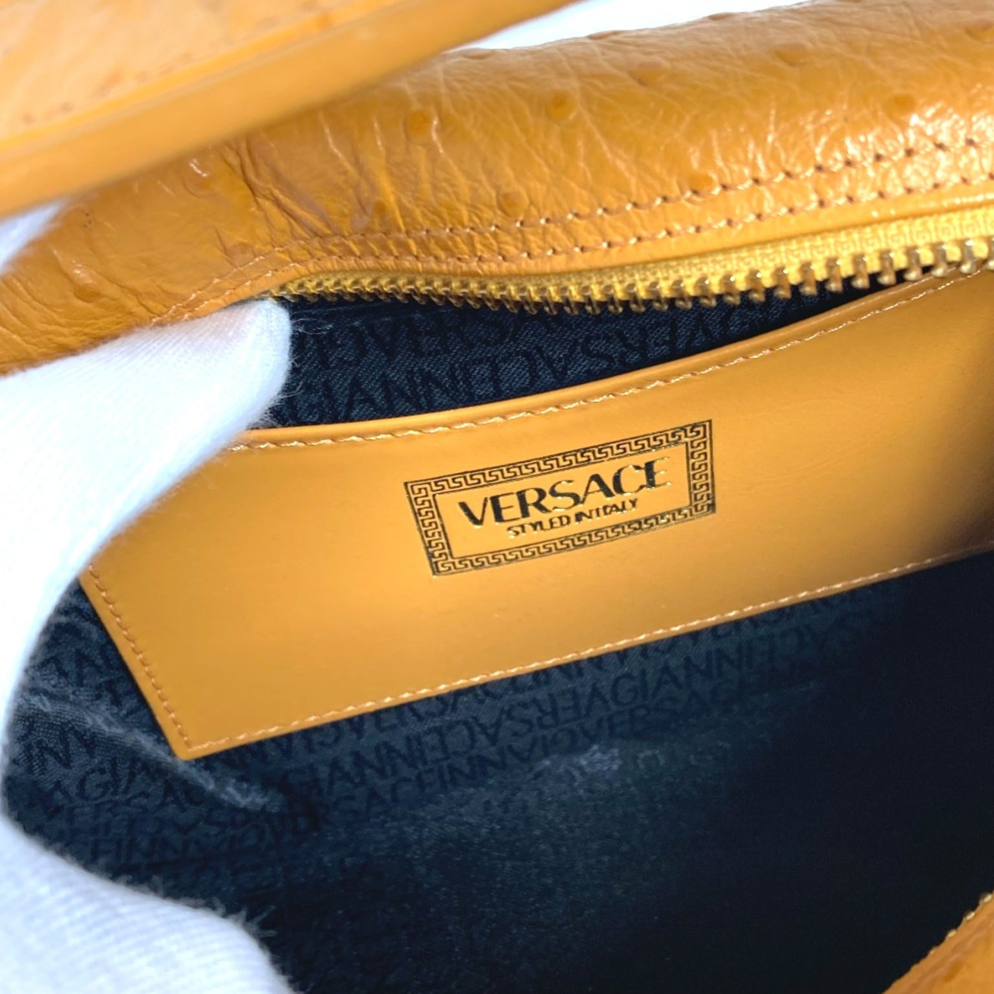 Versace Orange Other Handbag (Pre-Owned)