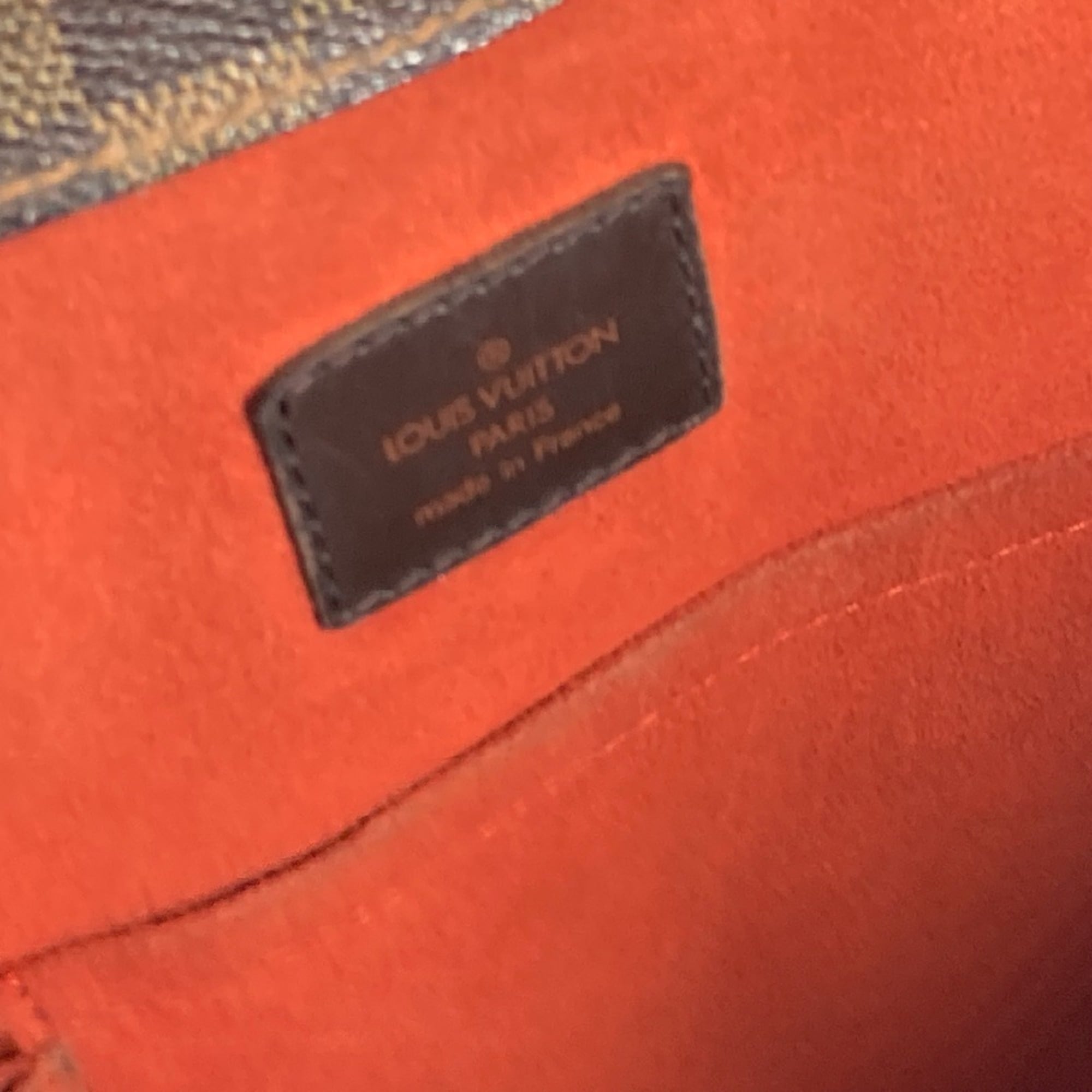 Louis Vuitton Brown Damier Canvas Shoulder Bag Tote Bag (Pre-Owned)