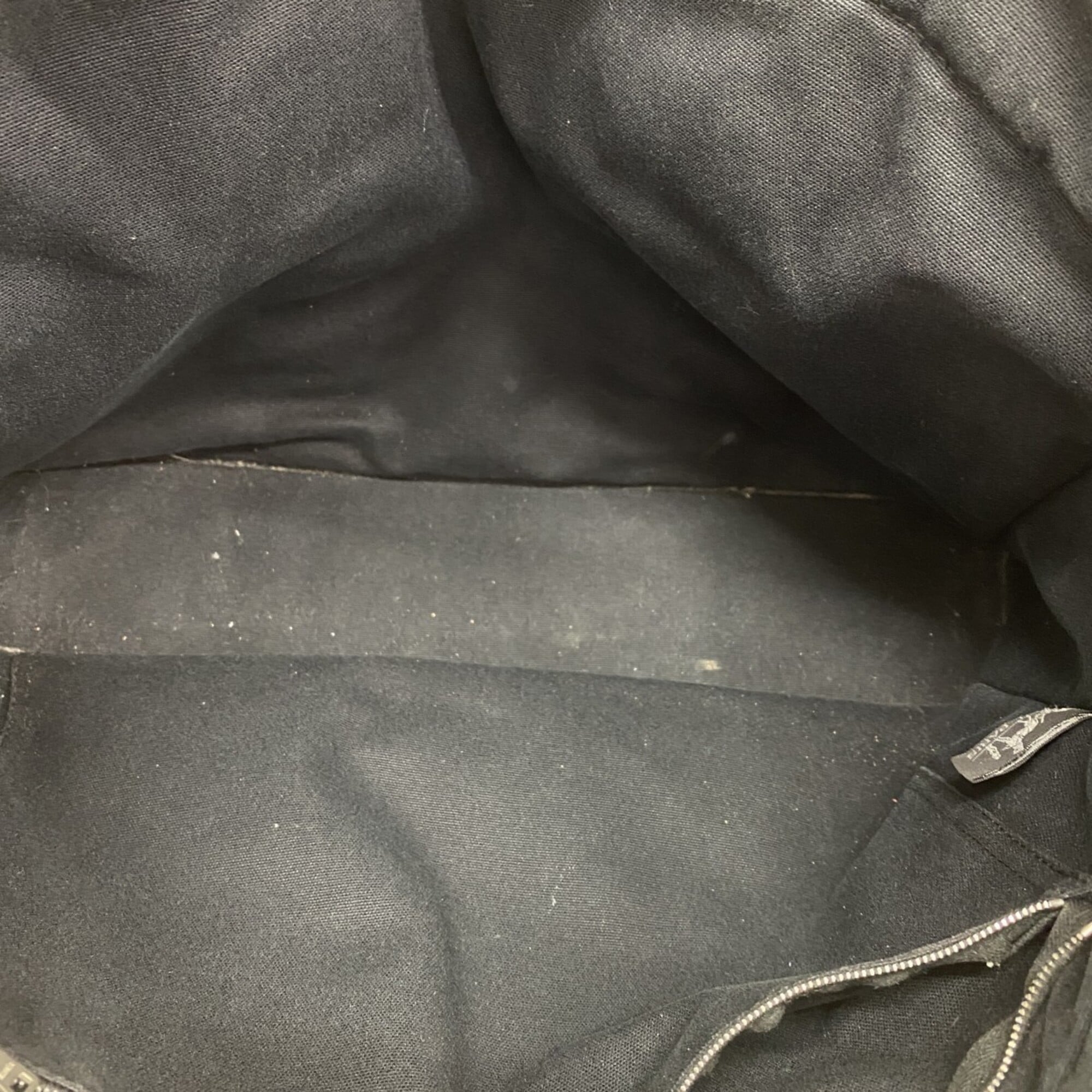 Hermes Black Canvas Tote Bag (Pre-Owned)