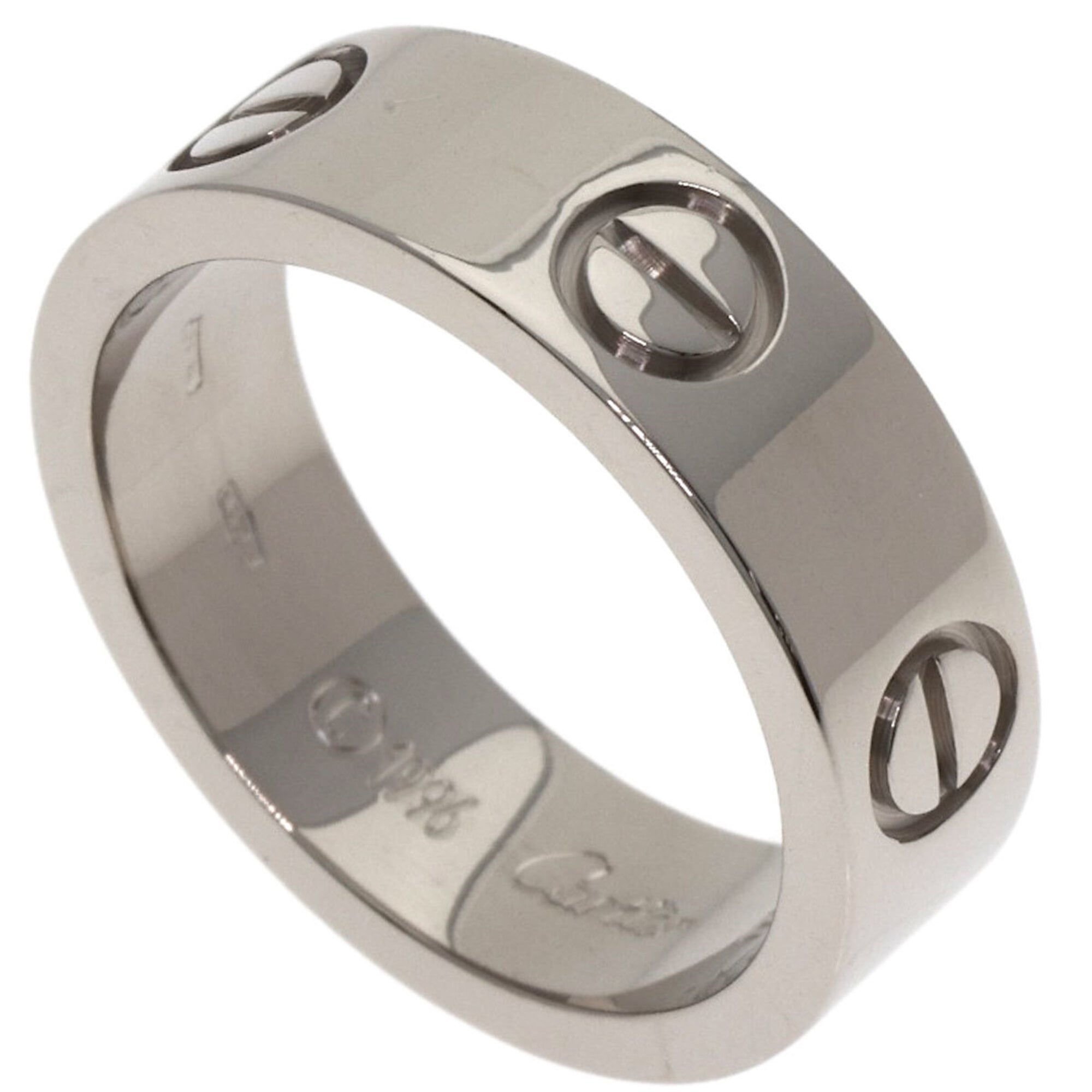 Cartier Love White Gold (18K) Band Ring (Pre-Owned)