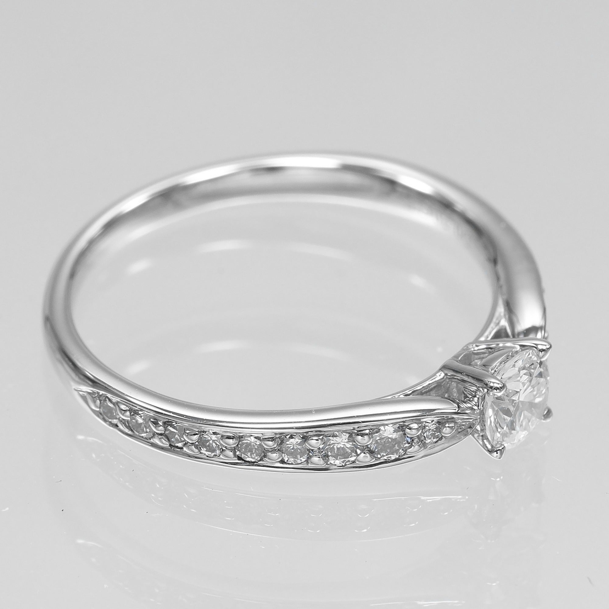 Tiffany Platinum Platinum 950 Band Ring (Pre-Owned)