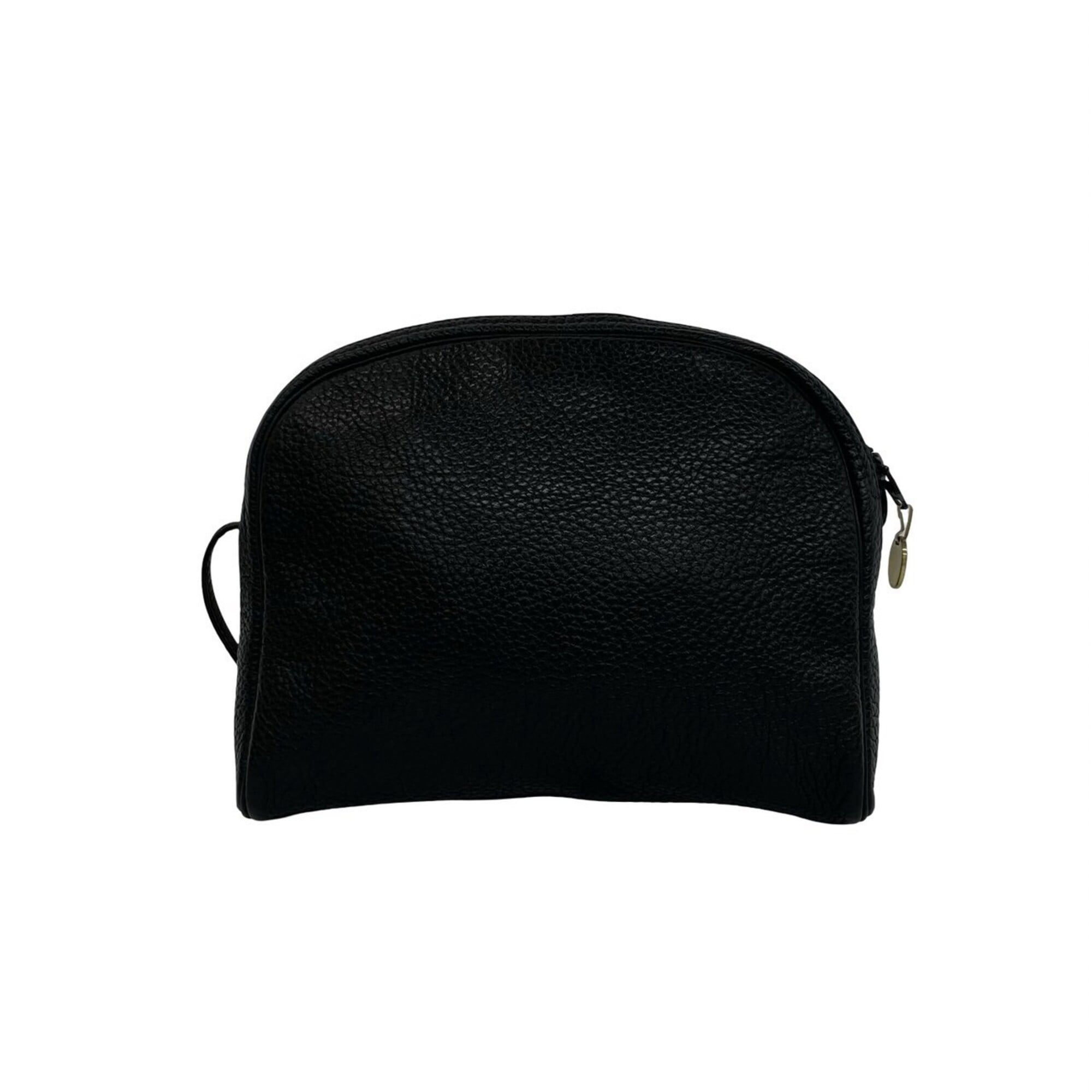 Christian Dior Black Leather Pochette Shoulder Bag (Pre-Owned)