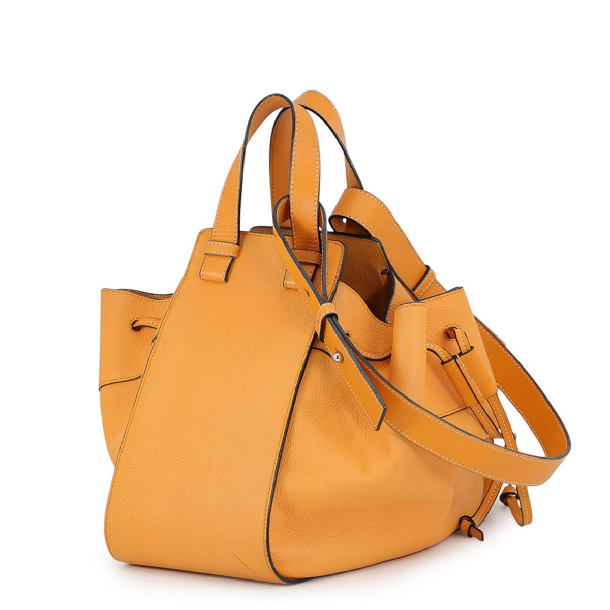 Loewe Orange Leather Handbag (Pre-Owned)