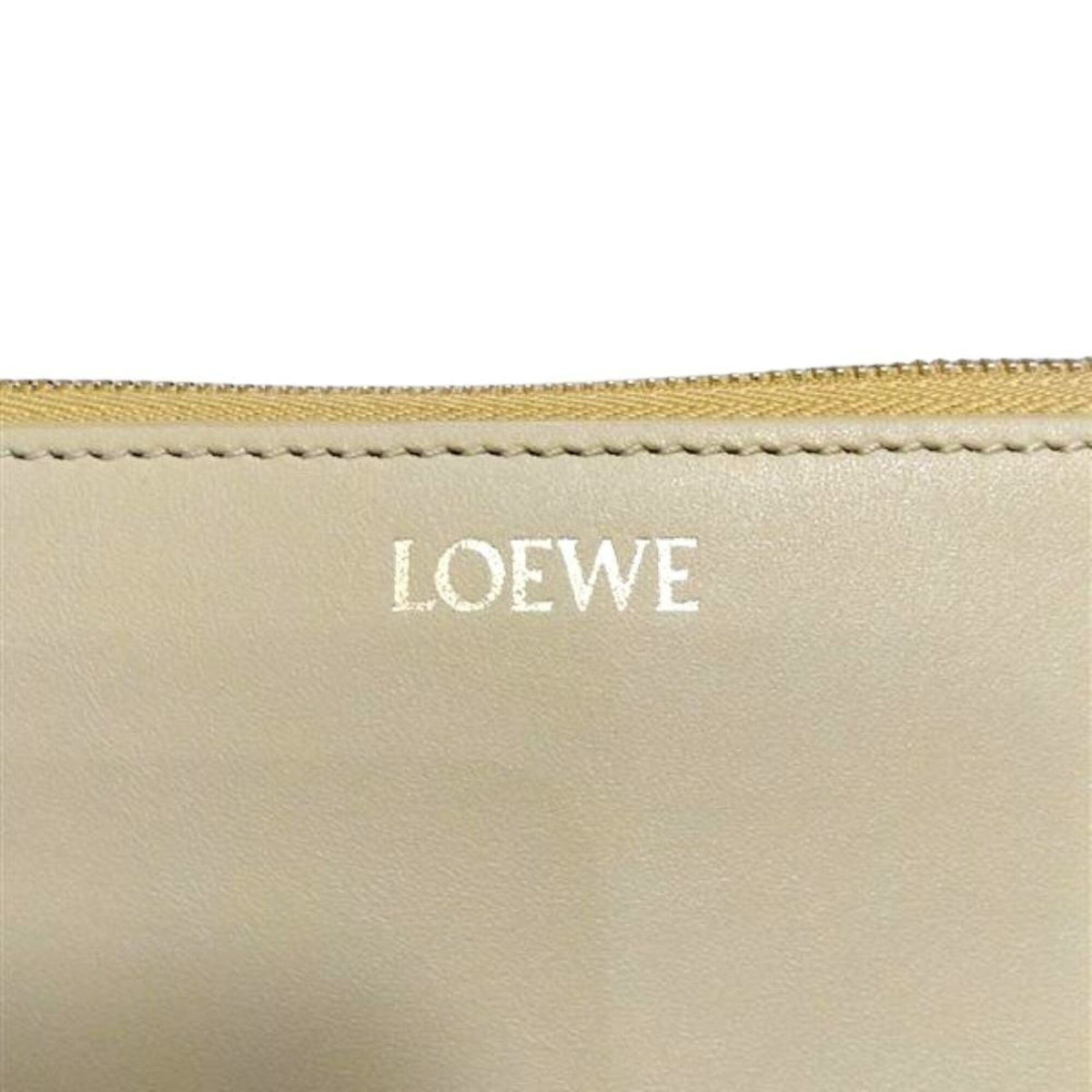Loewe Yellow Leather Long Wallet (Bi-Fold) (Pre-Owned)