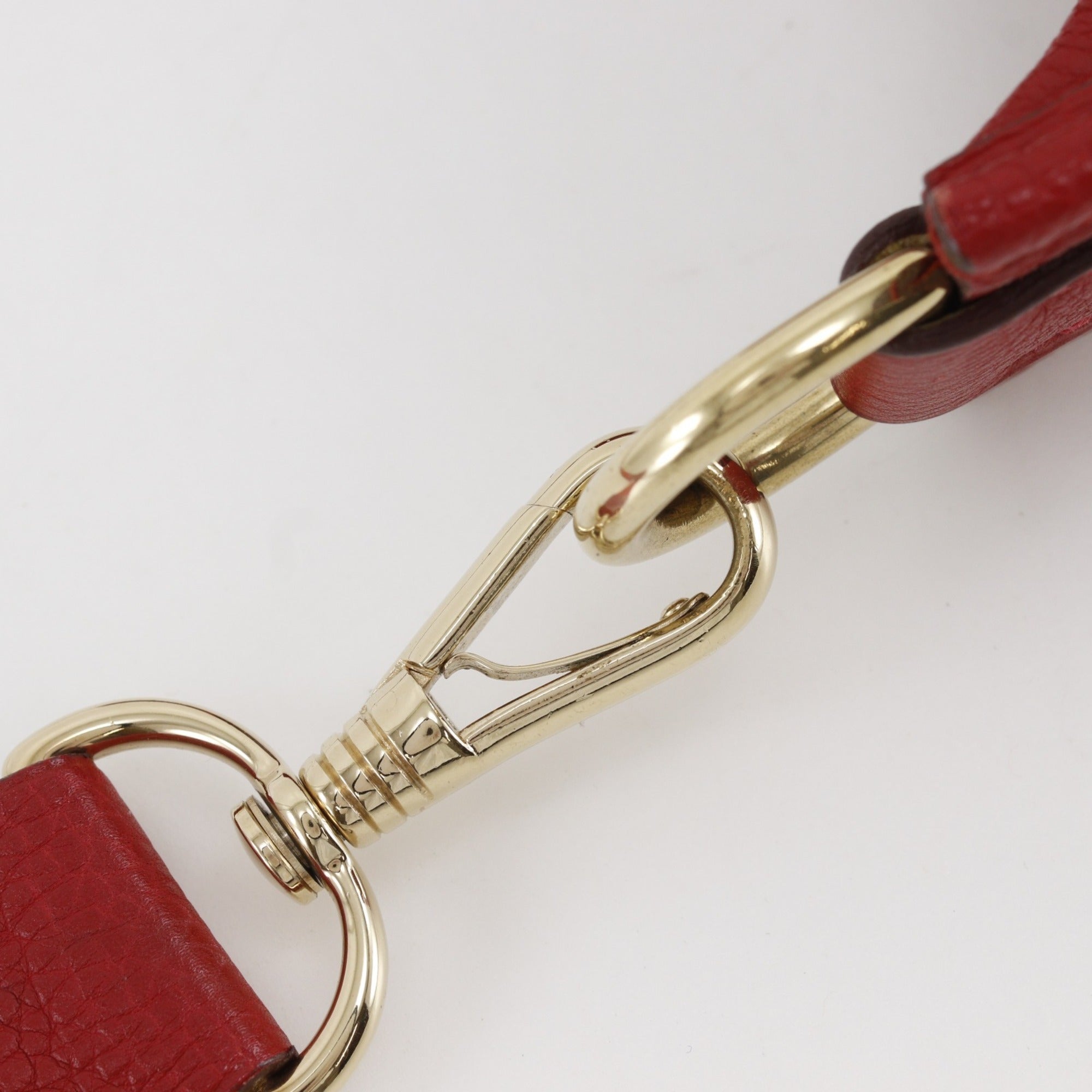 Hermes Evelyne Red Color Vibrato Leather Shoulder Bag (Pre-Owned)