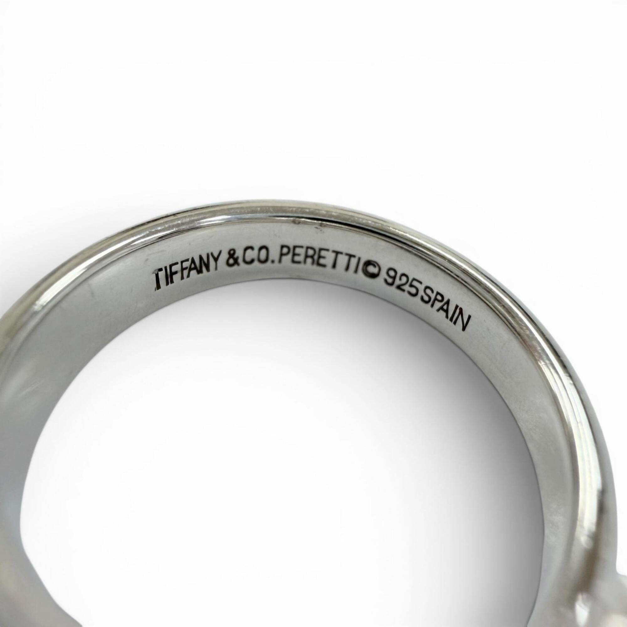 Tiffany Silver Silver 925 Band Ring (Pre-Owned)