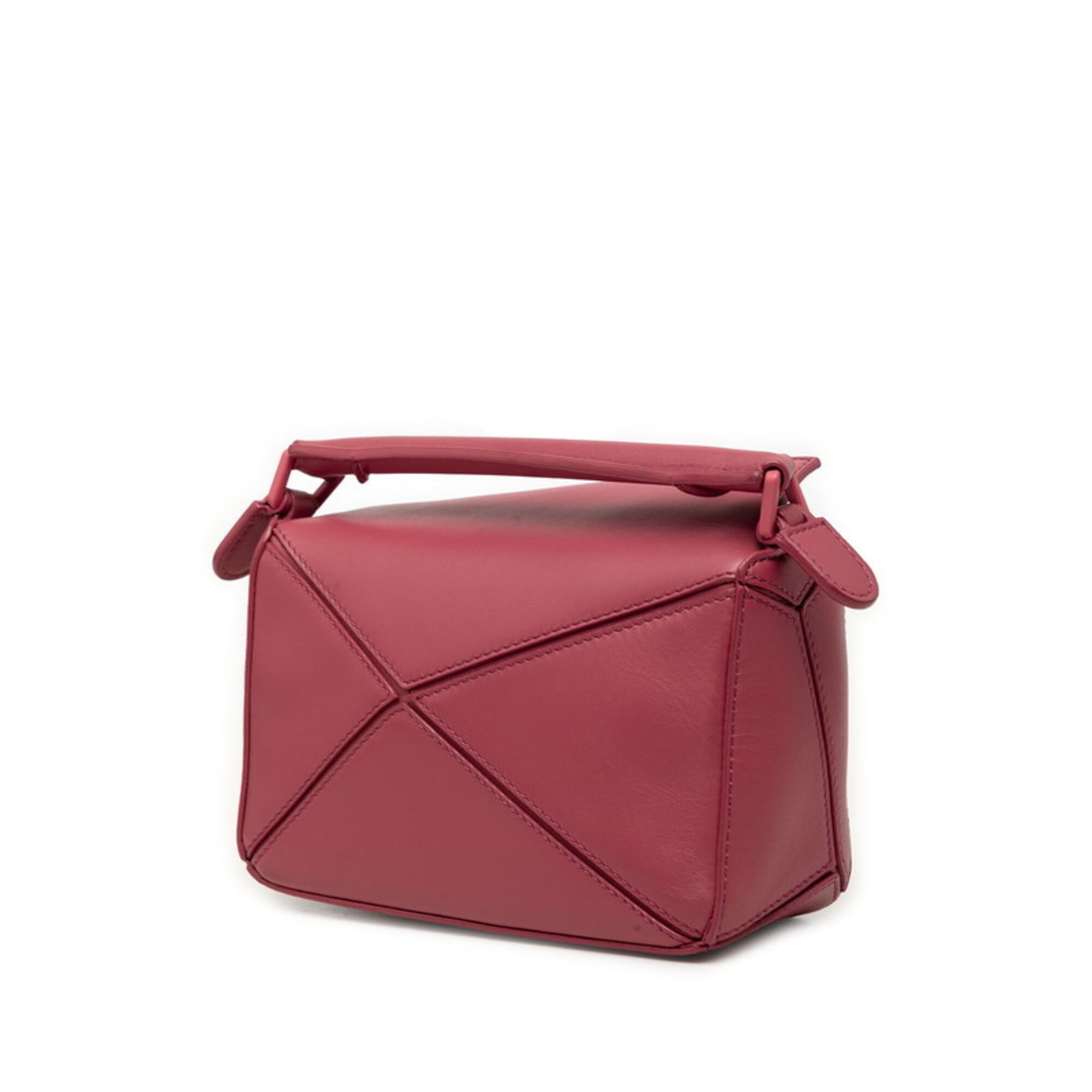 Loewe Pink Leather Handbag Shoulder Bag (Pre-Owned)