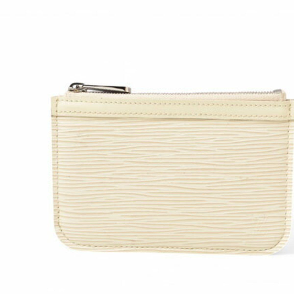 Louis Vuitton Lv Off White Off-White Leather Coin Purse/Coin Case (Pre-Owned)
