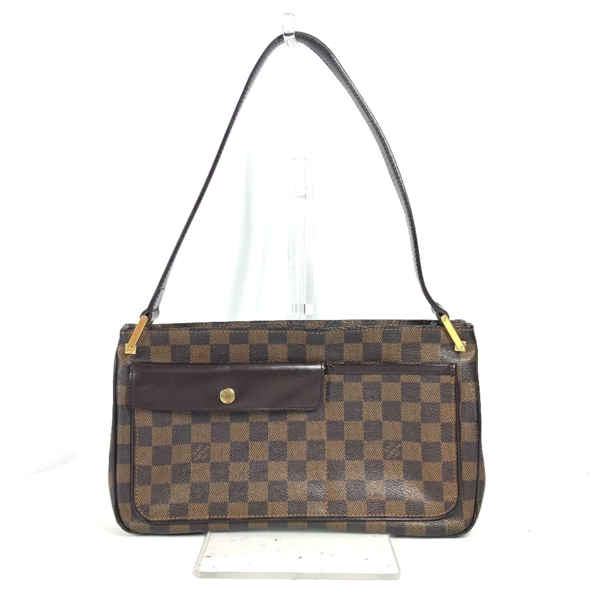 Louis Vuitton Brown Ebene Damier Canvas Shoulder Bag (Pre-Owned)