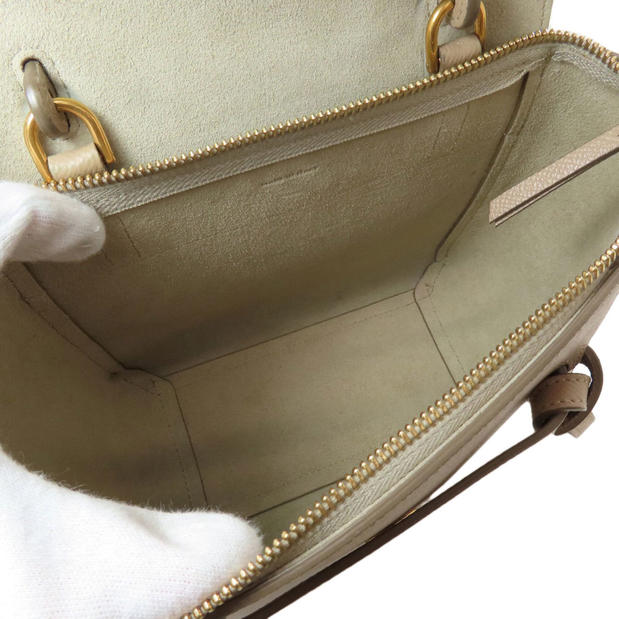Celine Beige Leather Handbag (Pre-Owned)