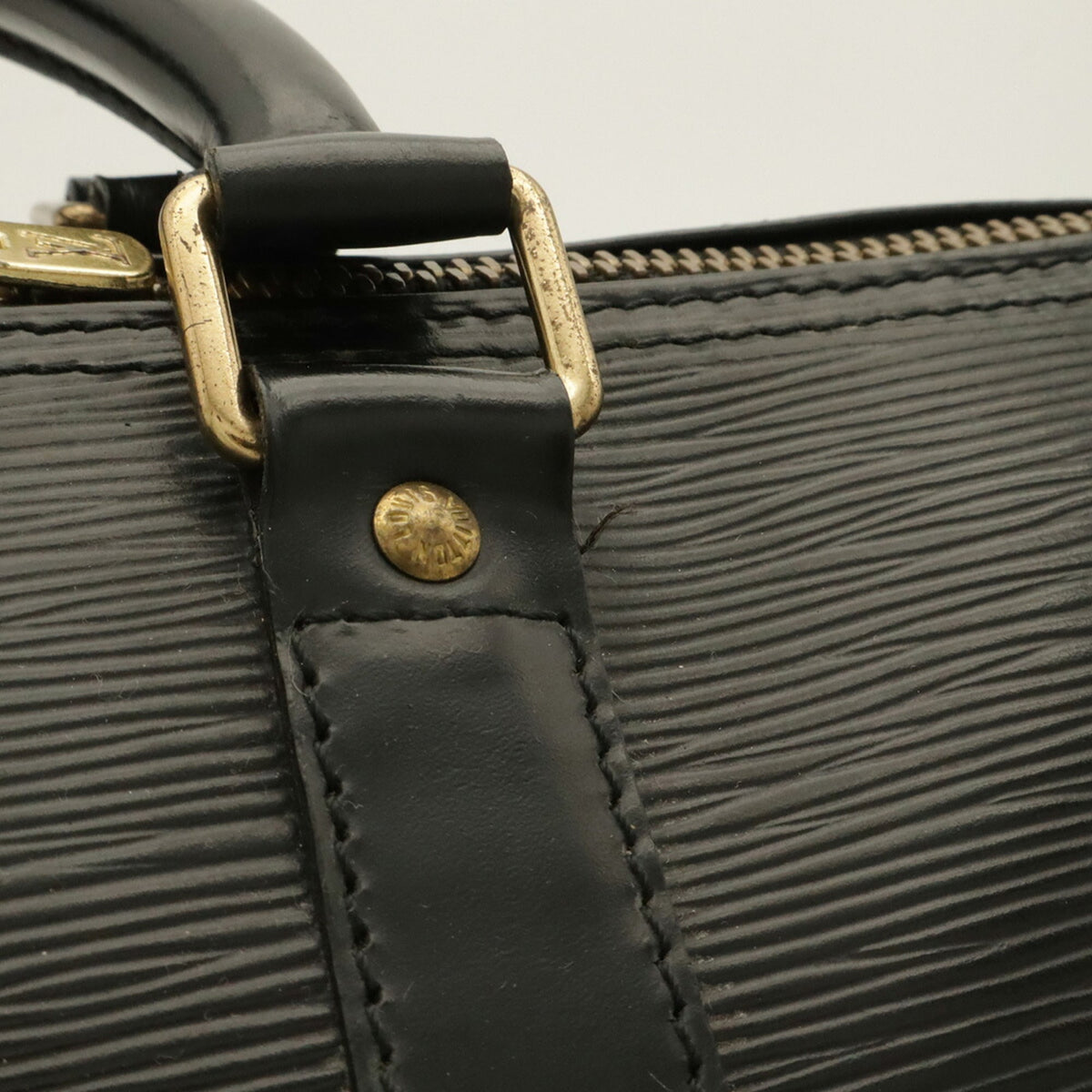 Louis Vuitton Noir Epi Leather Boston Bag (Pre-Owned)