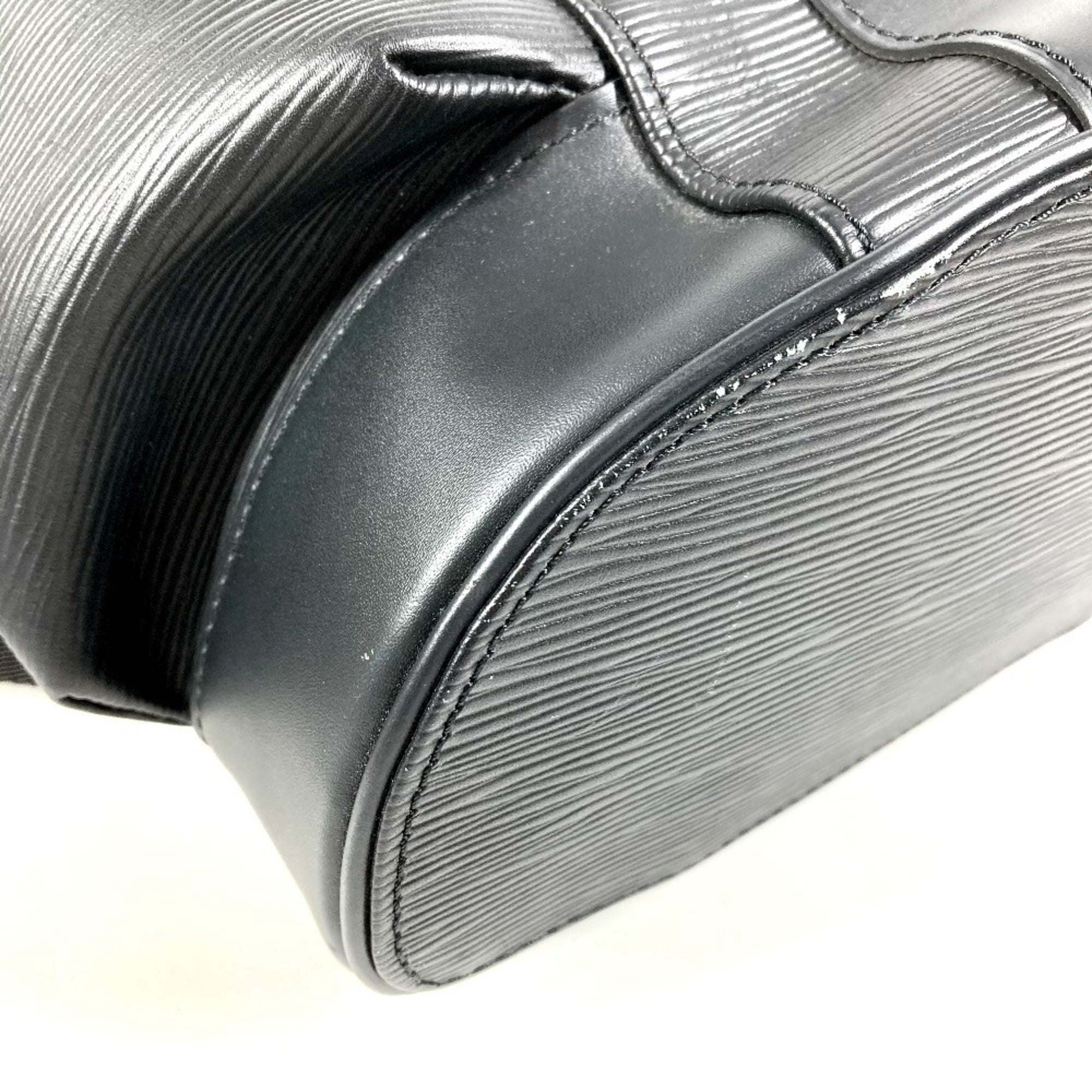 Louis Vuitton Black Noir Epi Leather Backpack (Pre-Owned)