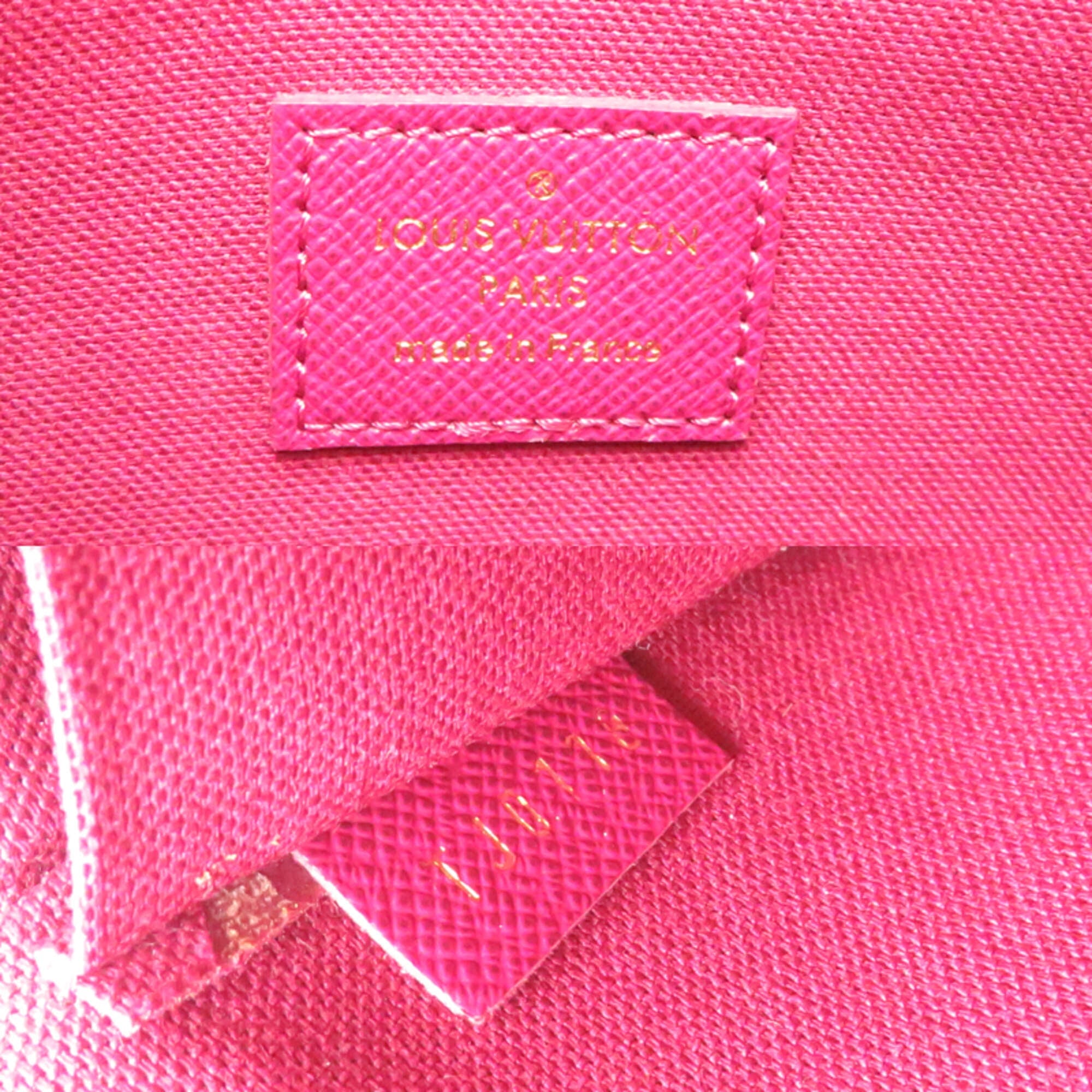 Louis Vuitton Fuchsia Monogram Pochette Pouch Shoulder Bag (Pre-Owned)