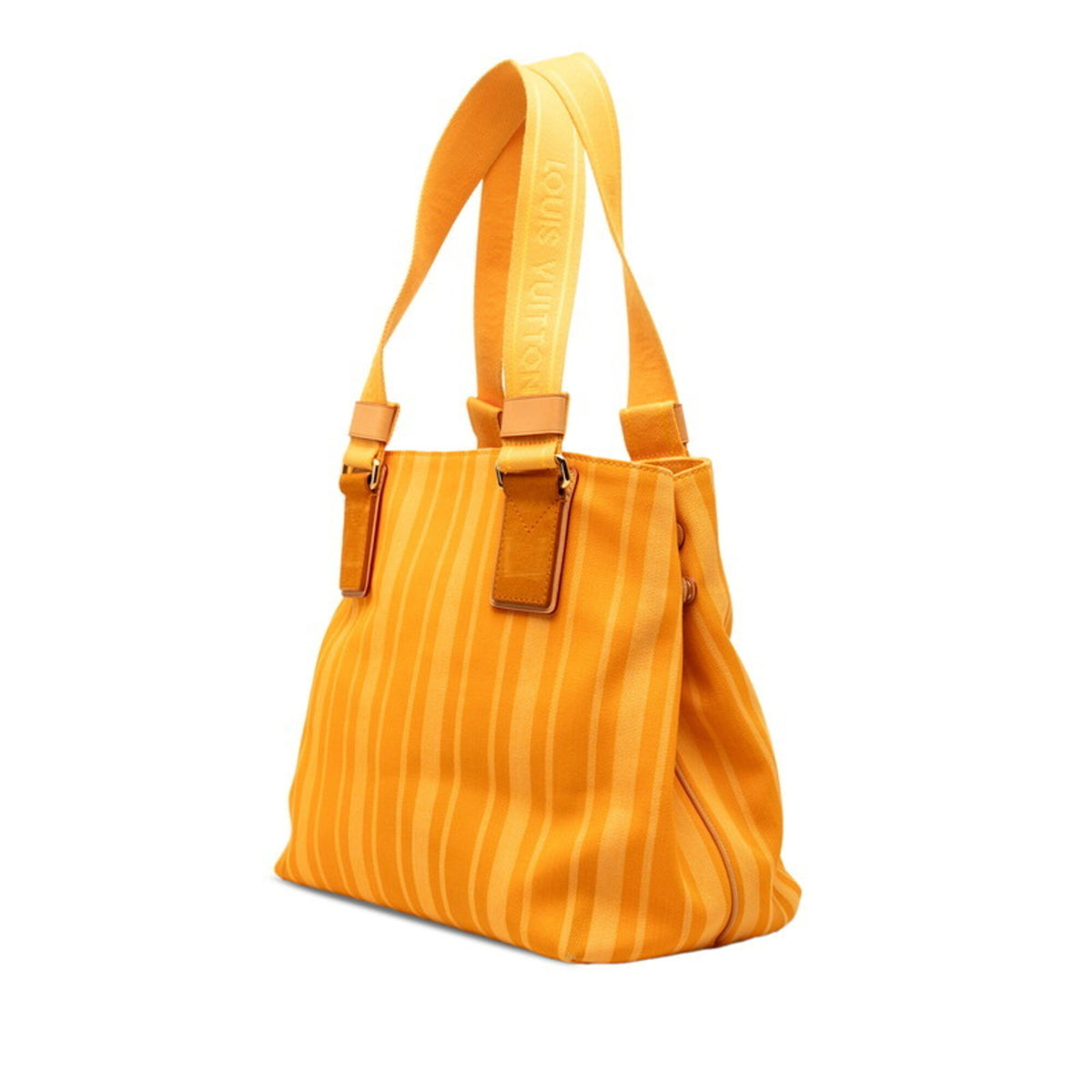 Louis Vuitton Jaune Passion Yellow Canvas Leather Shoulder Bag Tote Bag (Pre-Owned)