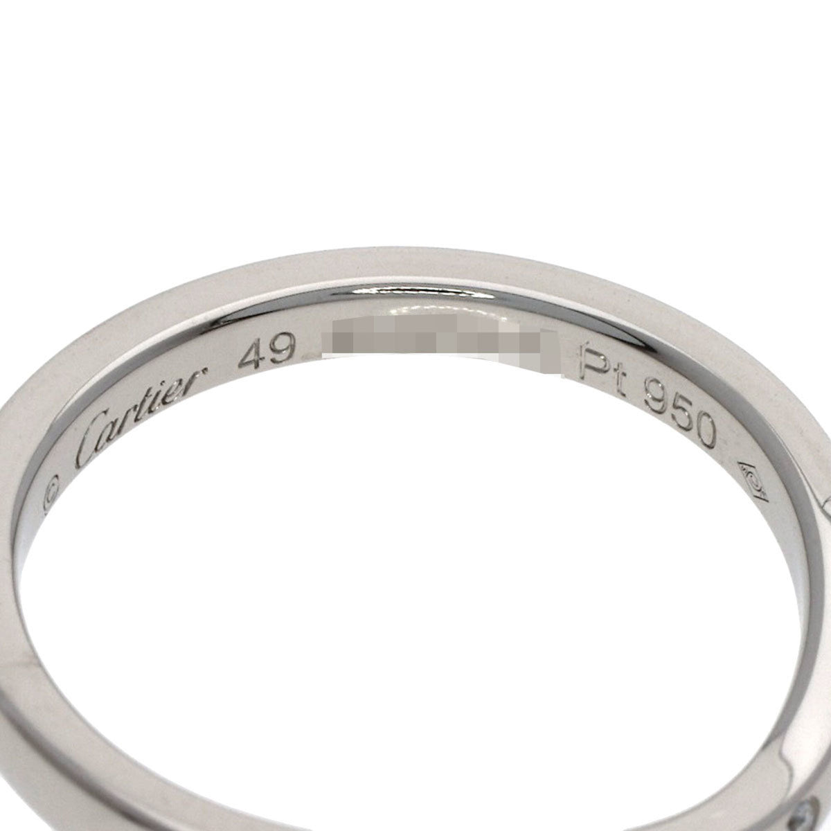 Cartier Platinum 950 Band Ring (Pre-Owned)