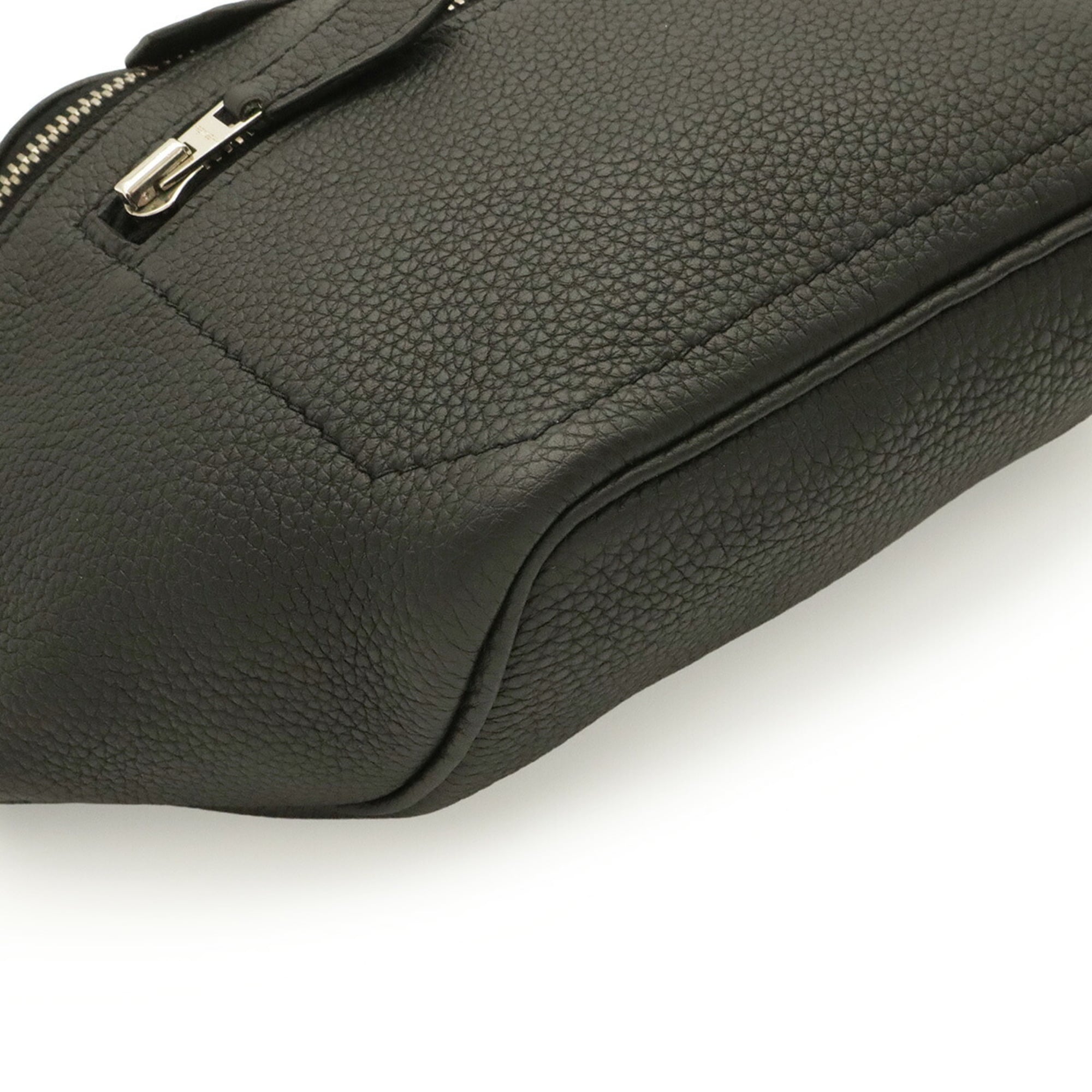 Hermes Black Togo Leather Shoulder Bag Sling Bag (Pre-Owned)