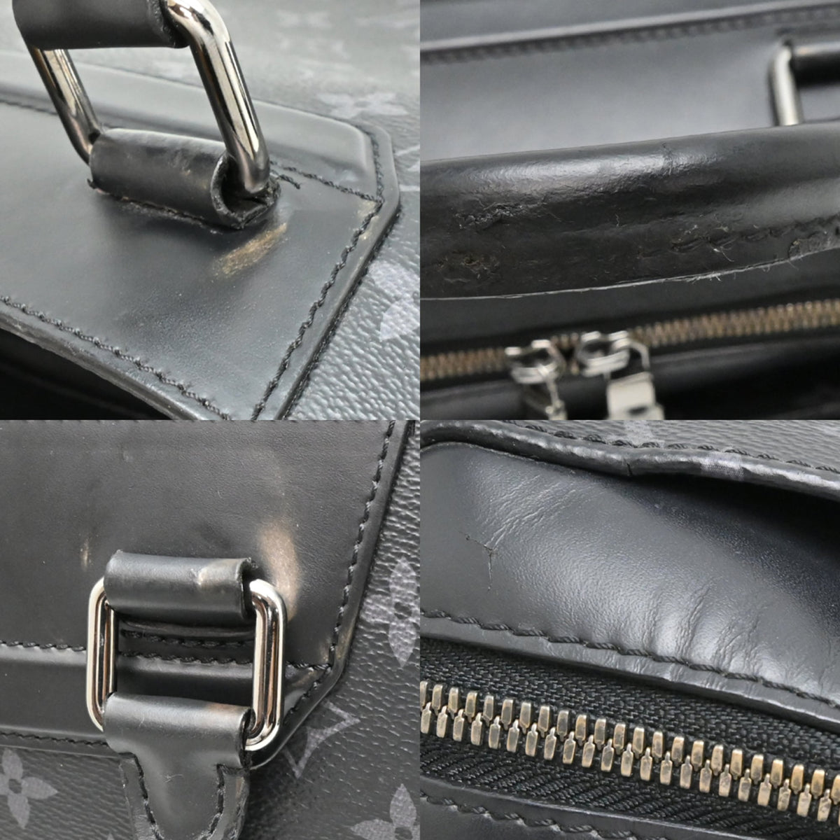 Louis Vuitton Black Monogram Eclipse Briefcase (Pre-Owned)