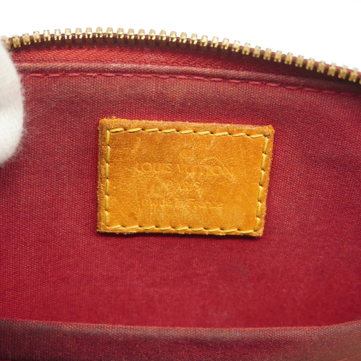Louis Vuitton Rouge Grenadine Handbag (Pre-Owned)
