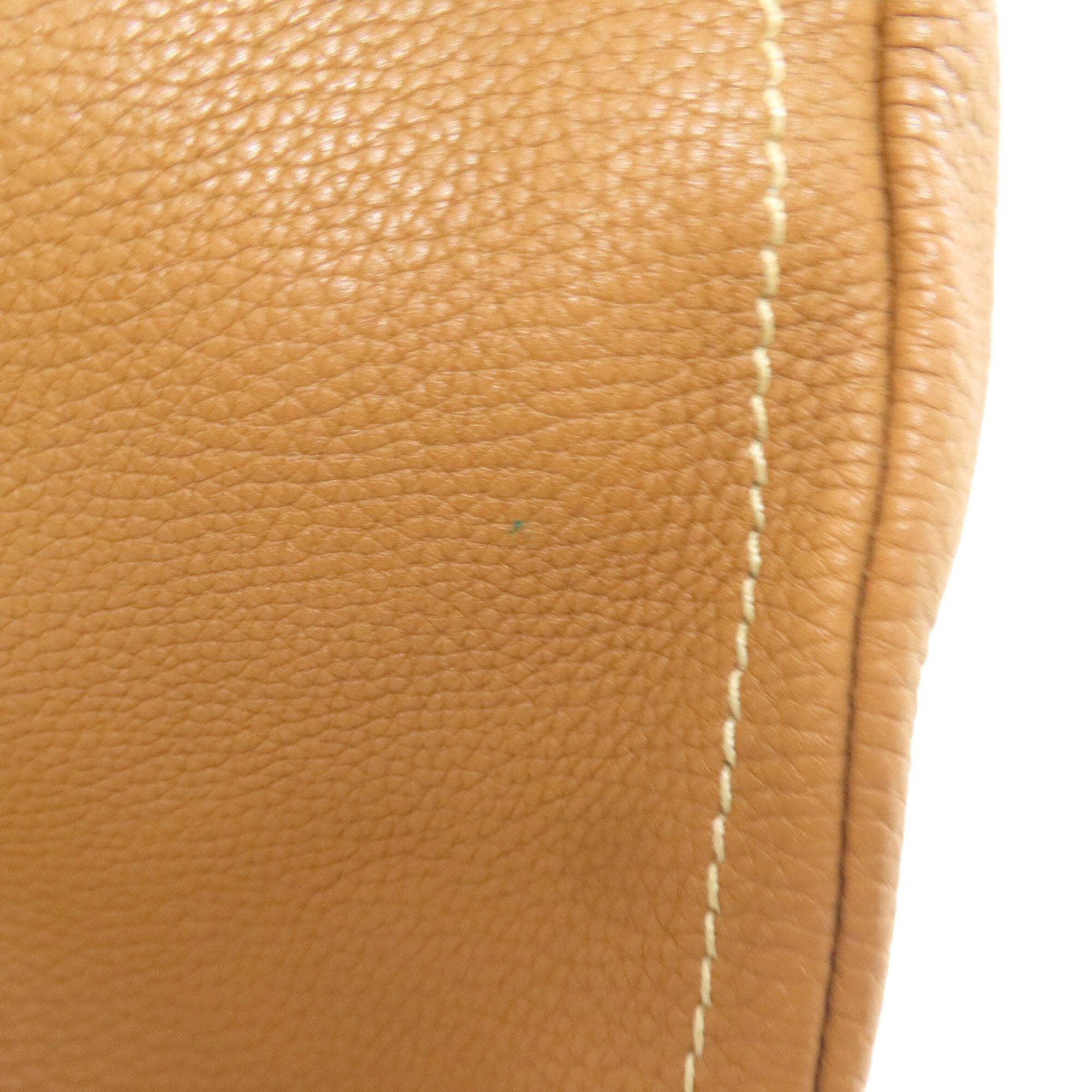 Prada Brown Leather Shoulder Bag (Pre-Owned)