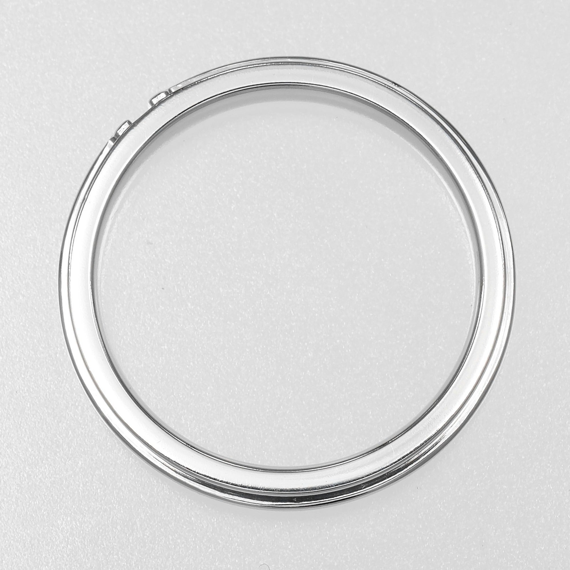 Tiffany Silver White Gold (18K) Band Ring (Pre-Owned)