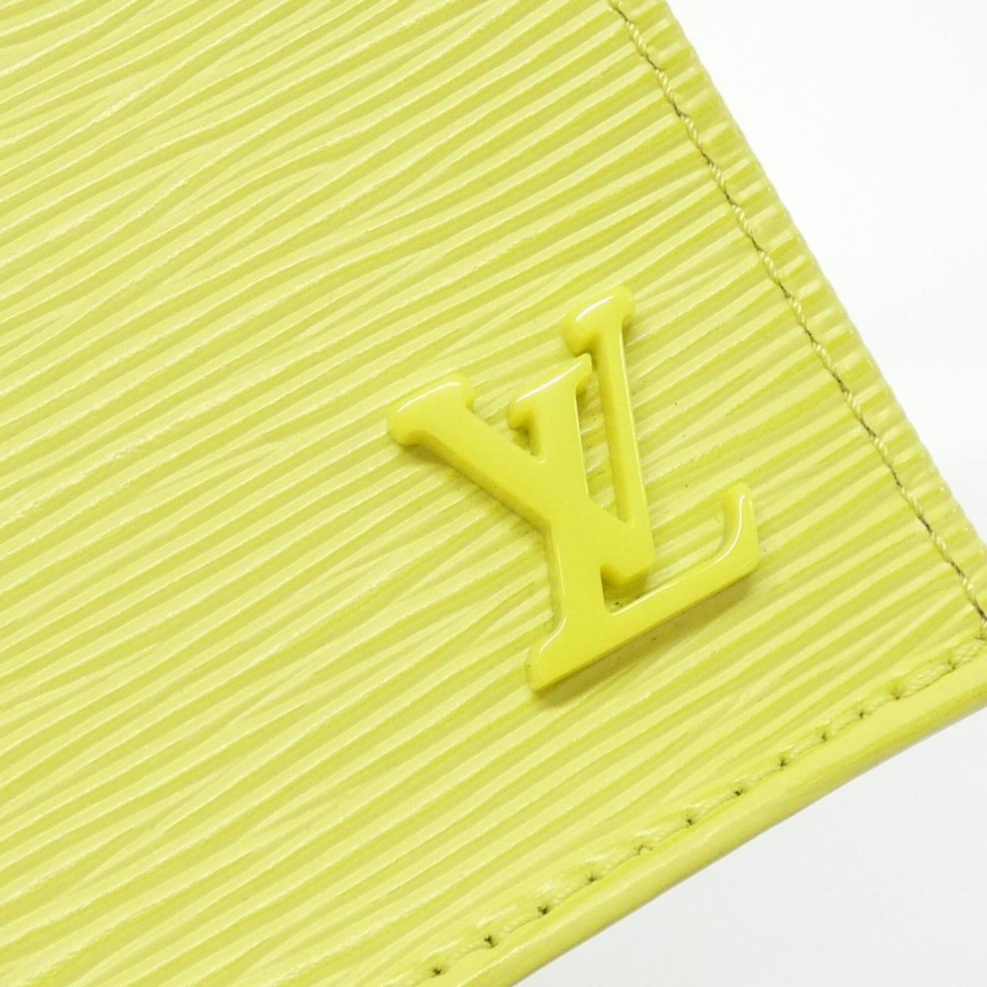 Louis Vuitton Yellow Leather Handbag (Pre-Owned)