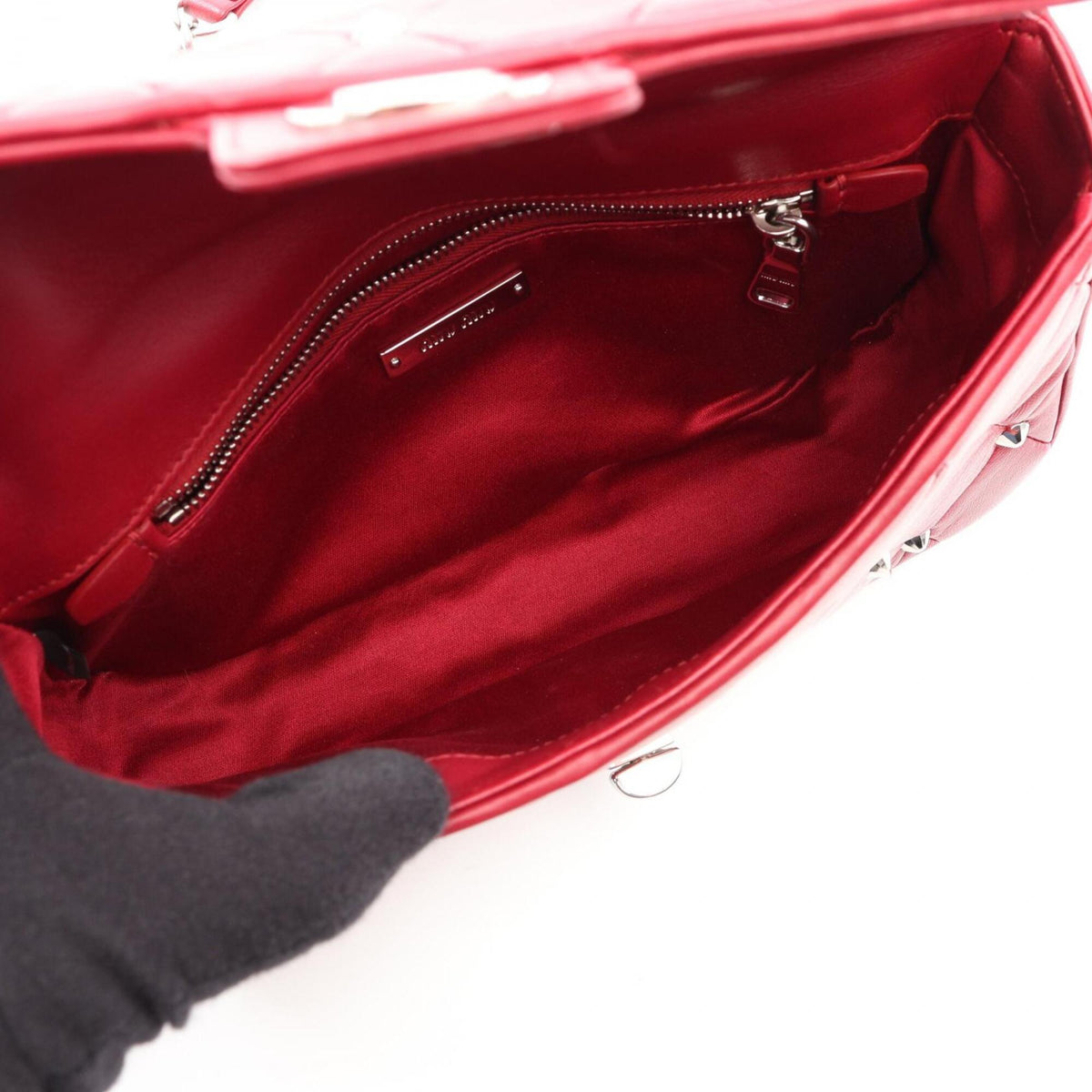 Miu Miu Red Color Leather Handbag Shoulder Bag (Pre-Owned)
