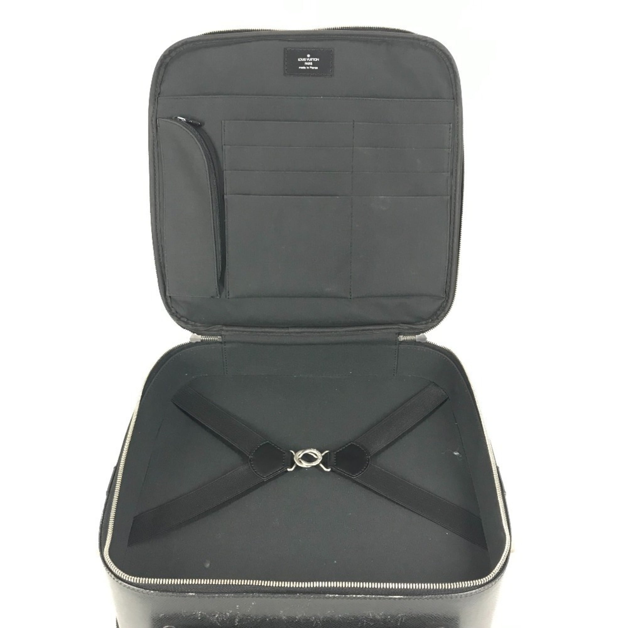 Louis Vuitton Taiga Ardoise Black Taiga Leather Briefcase Handbag Shoulder Bag (Pre-Owned)