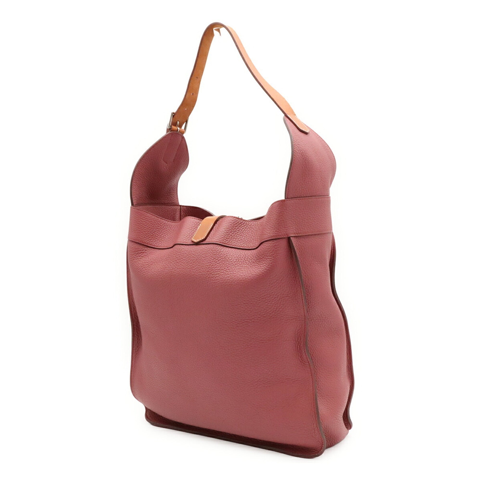 Hermes Marwari Pink Taurillon Clemence Leather Shoulder Bag (Pre-Owned)