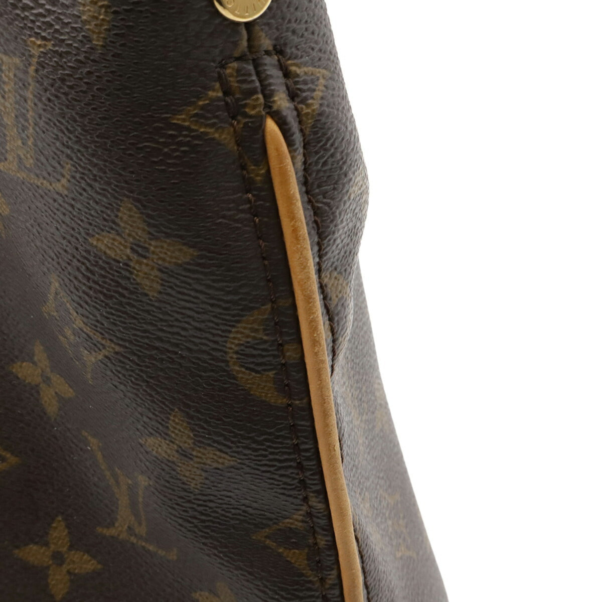 Louis Vuitton Brown Monogram Canvas Pvc Coated Canvas Shoulder Bag (Pre-Owned)