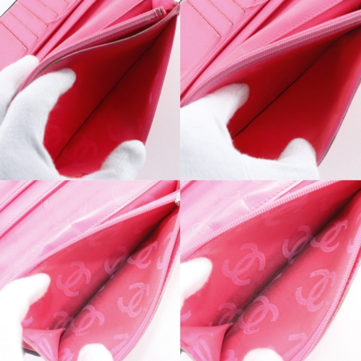 Chanel Black Leather Long Wallet (Bi-Fold) (Pre-Owned)
