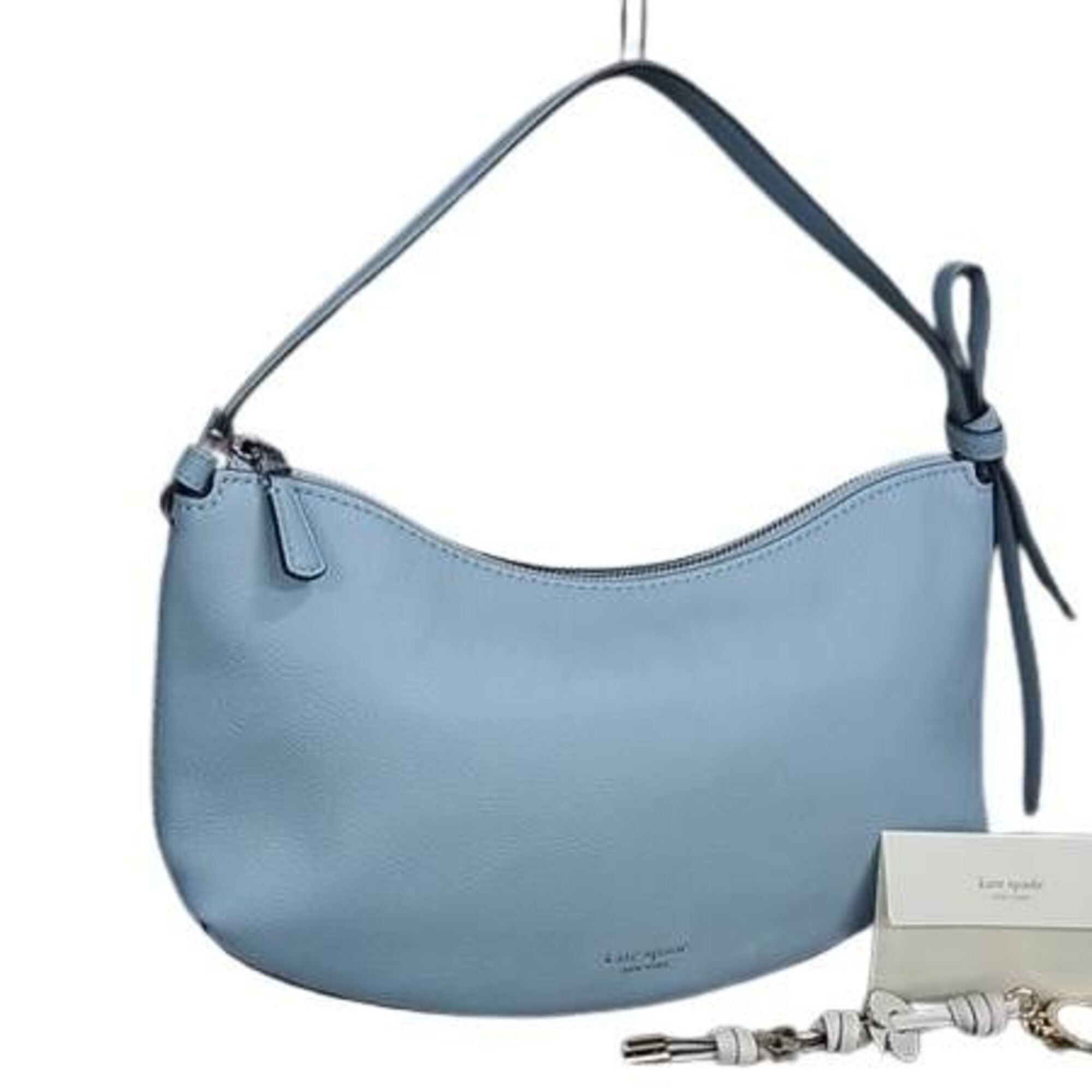 Kate Spade Light Blue Leather Handbag Shoulder Bag (Pre-Owned)