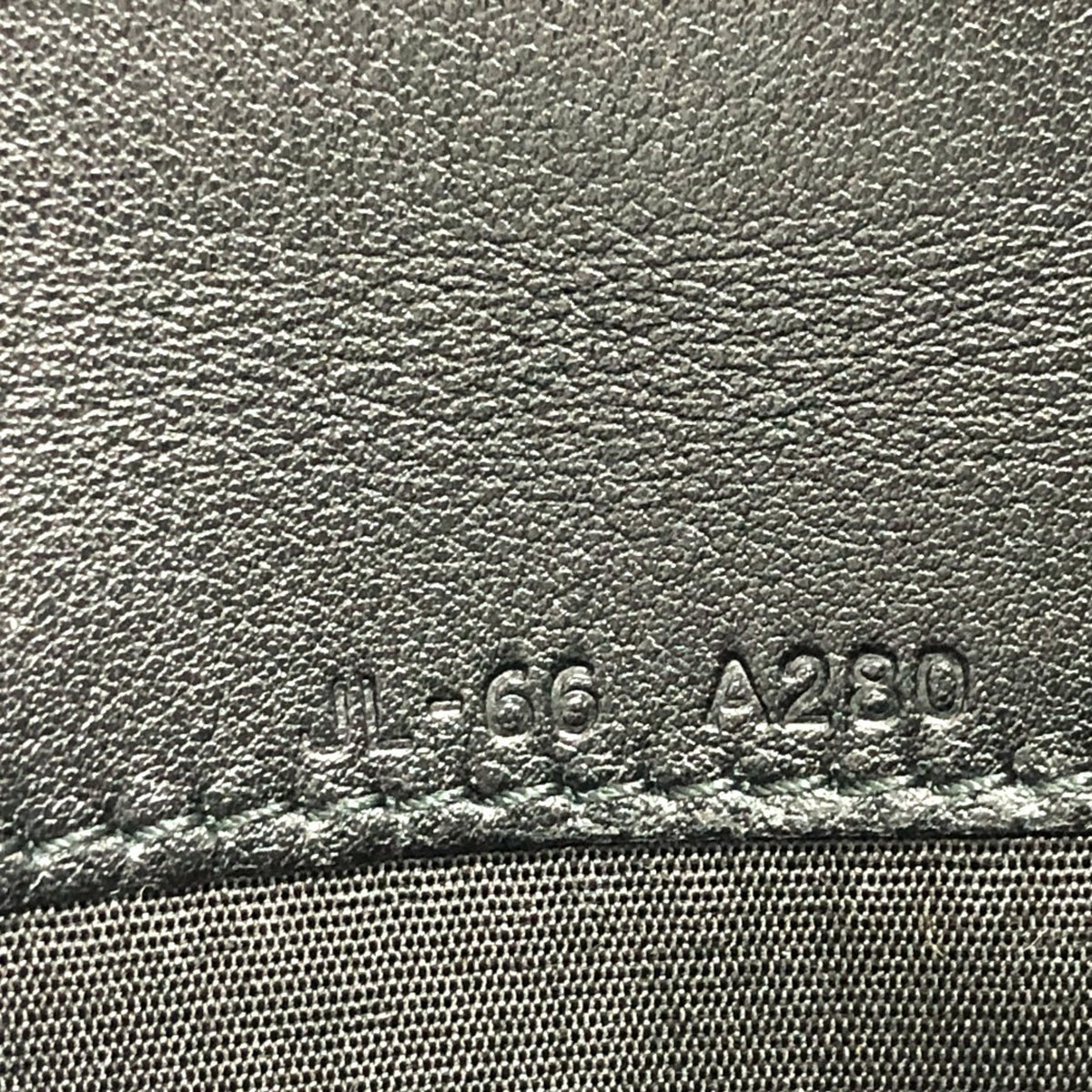 Salvatore Ferragamo Gancini Navy Leather Long Wallet (Bi-Fold) (Pre-Owned)