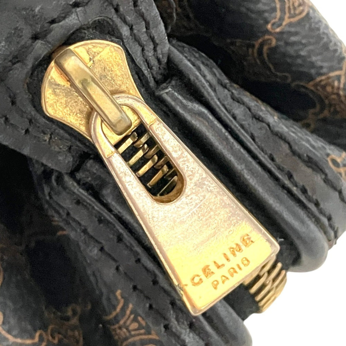 Celine Black Brown Handbag Pouch (Pre-Owned)