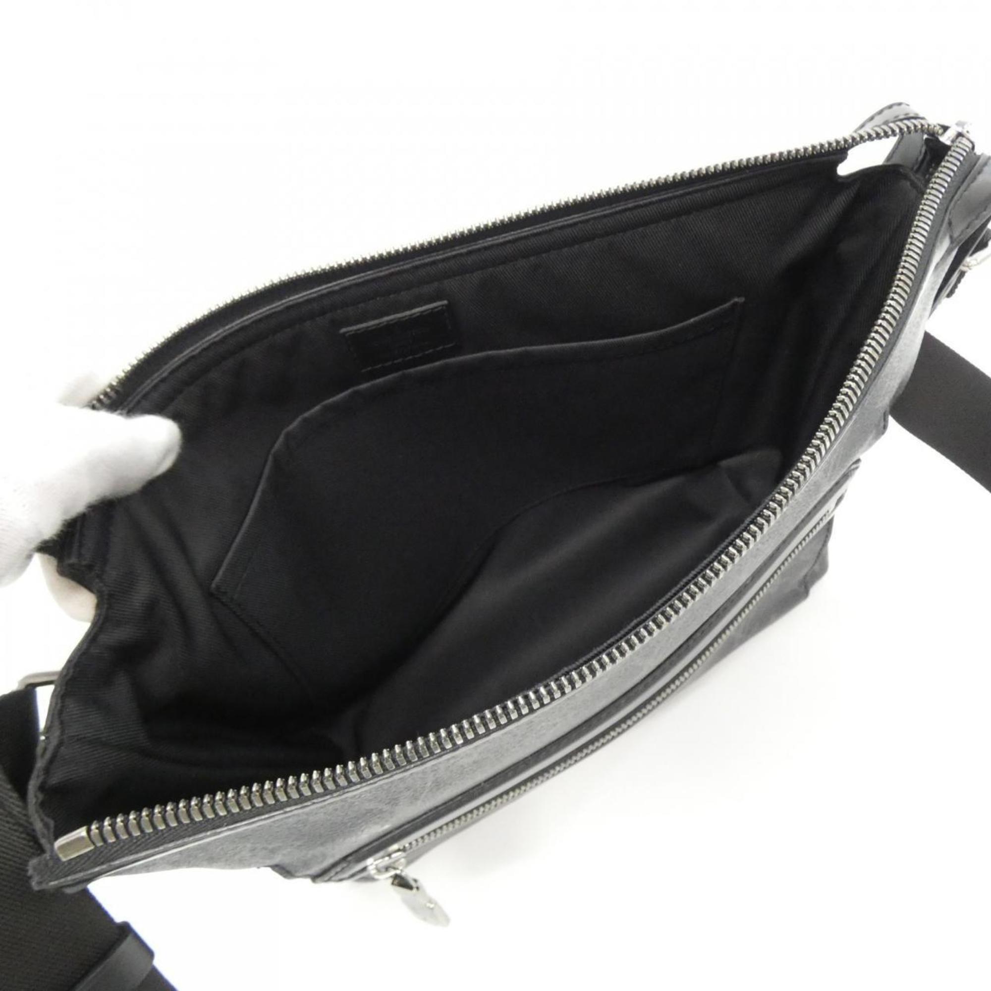 Louis Vuitton Monogram Eclipse Black Coated Canvas Shoulder Bag (Pre-Owned)